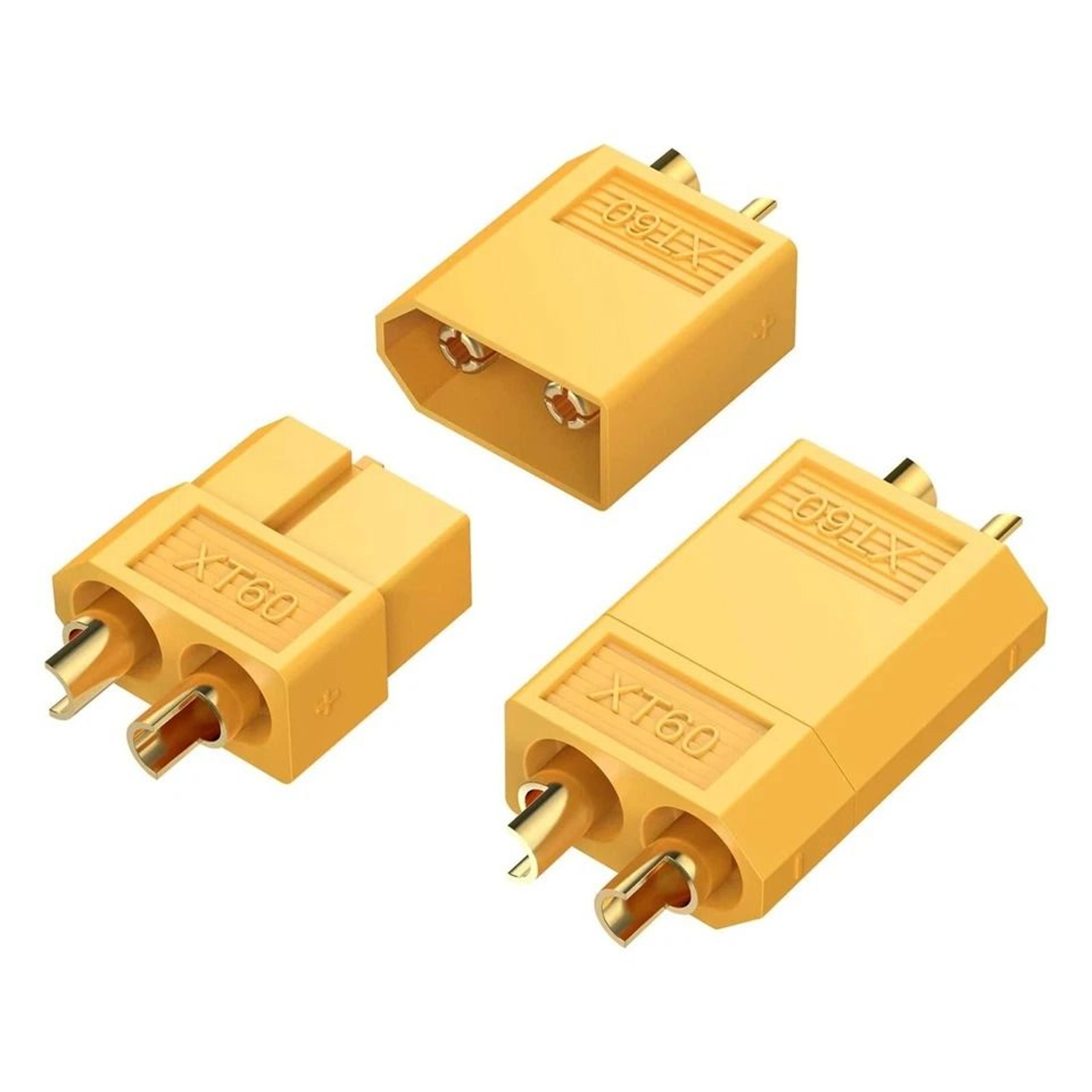 bullet connectors for rc lipo, gold plated, diy plug power battery xt, durable high-current connection
