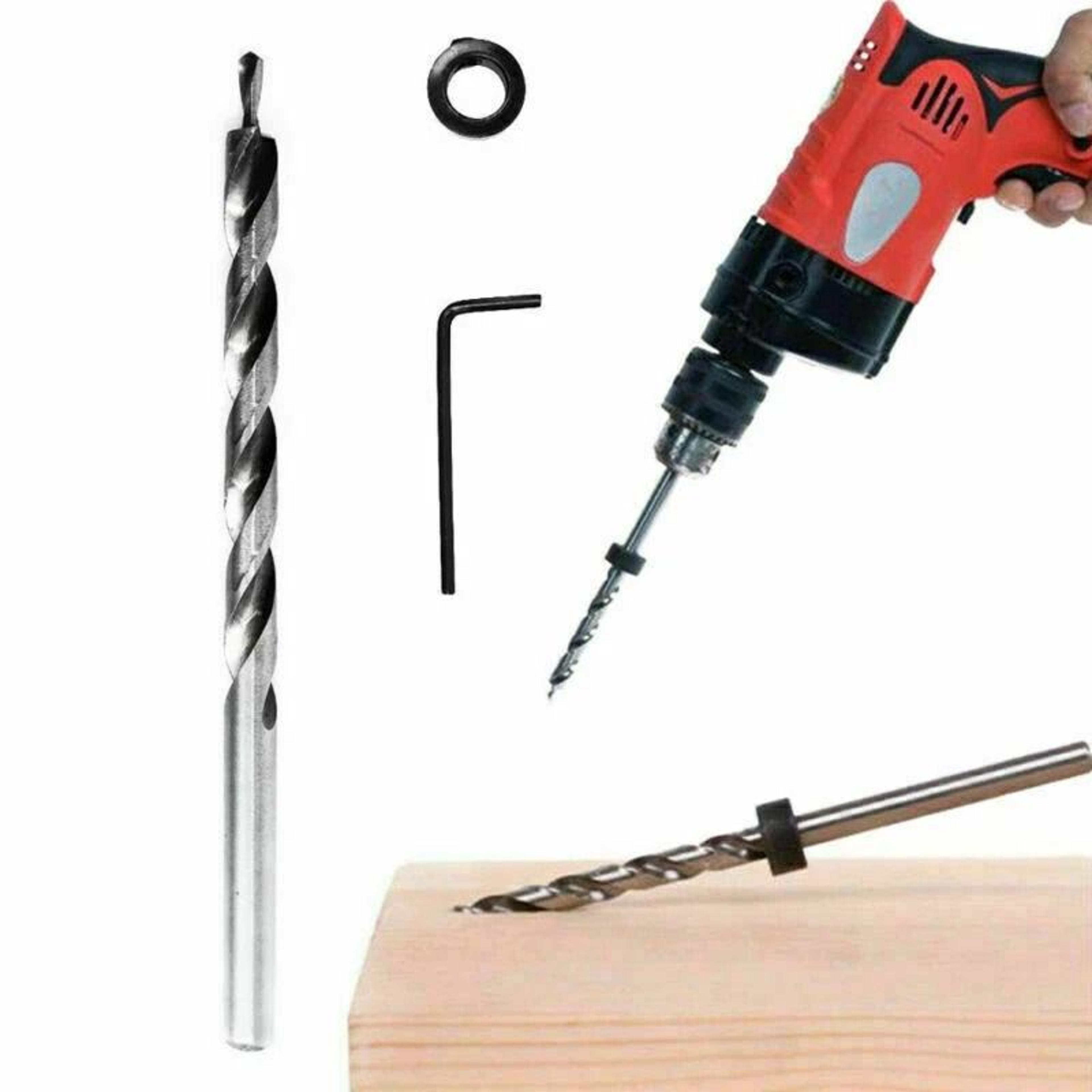 twist step drill bit set, kreg pocket hole jig, guide for woodworking, hss drill bits, durable and high-performance