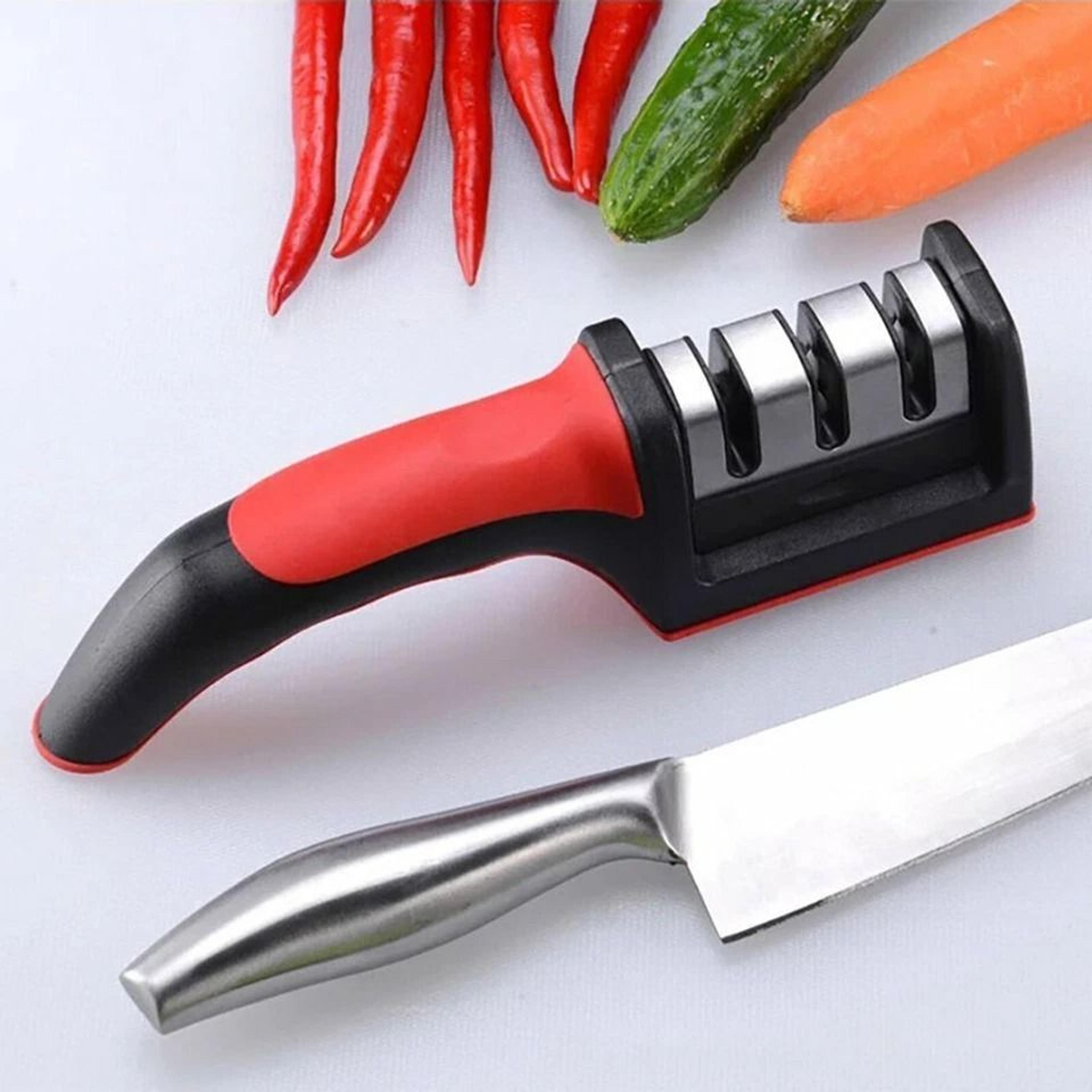 knife sharpener professional, stage kitchen sharpening system, ceramic tungsten blade refining