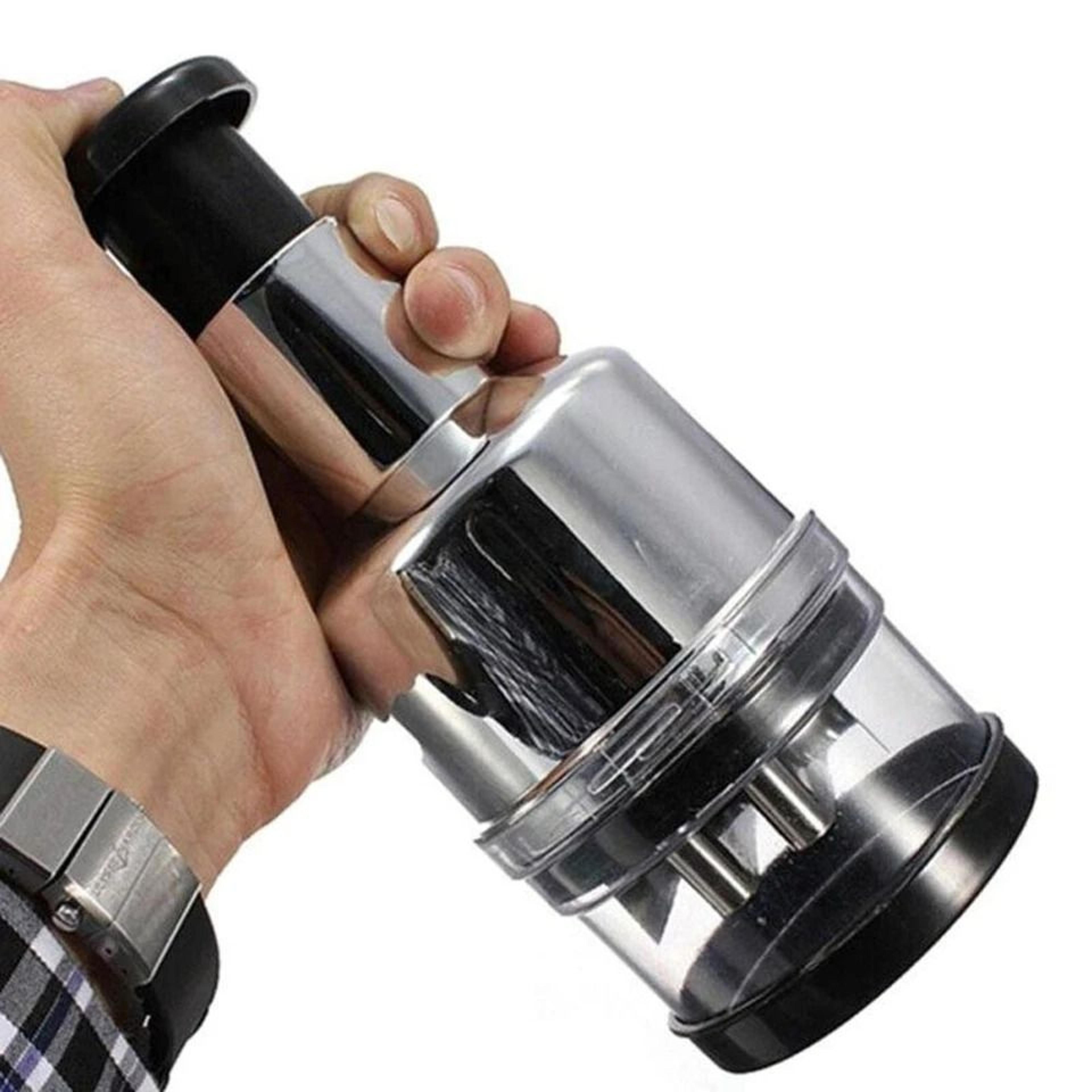 vegetable fruit hand chopper & food slicer quick onion, garlic, and salad cutter