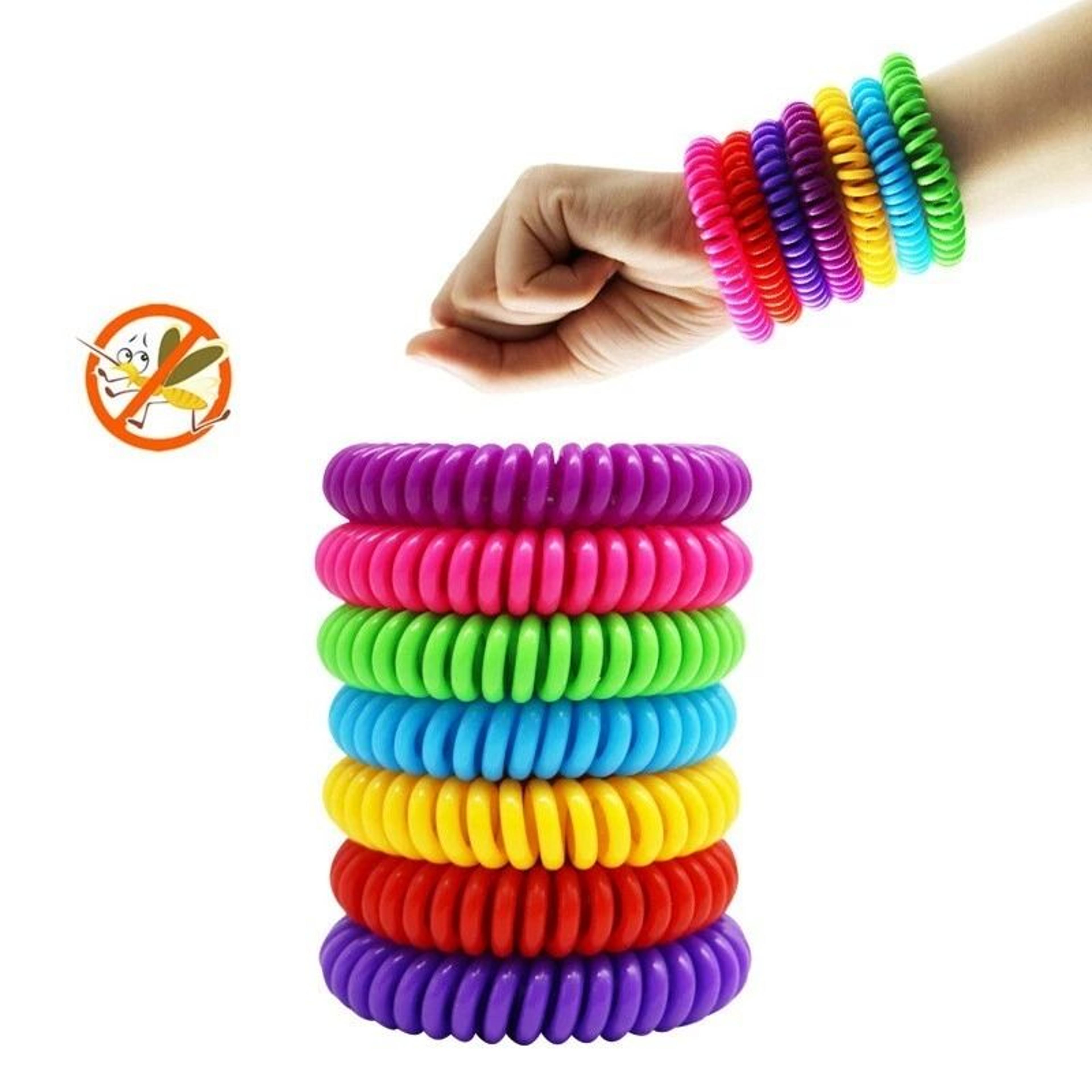 mosquito repellent wristbands natural protection, deet-free, waterproof