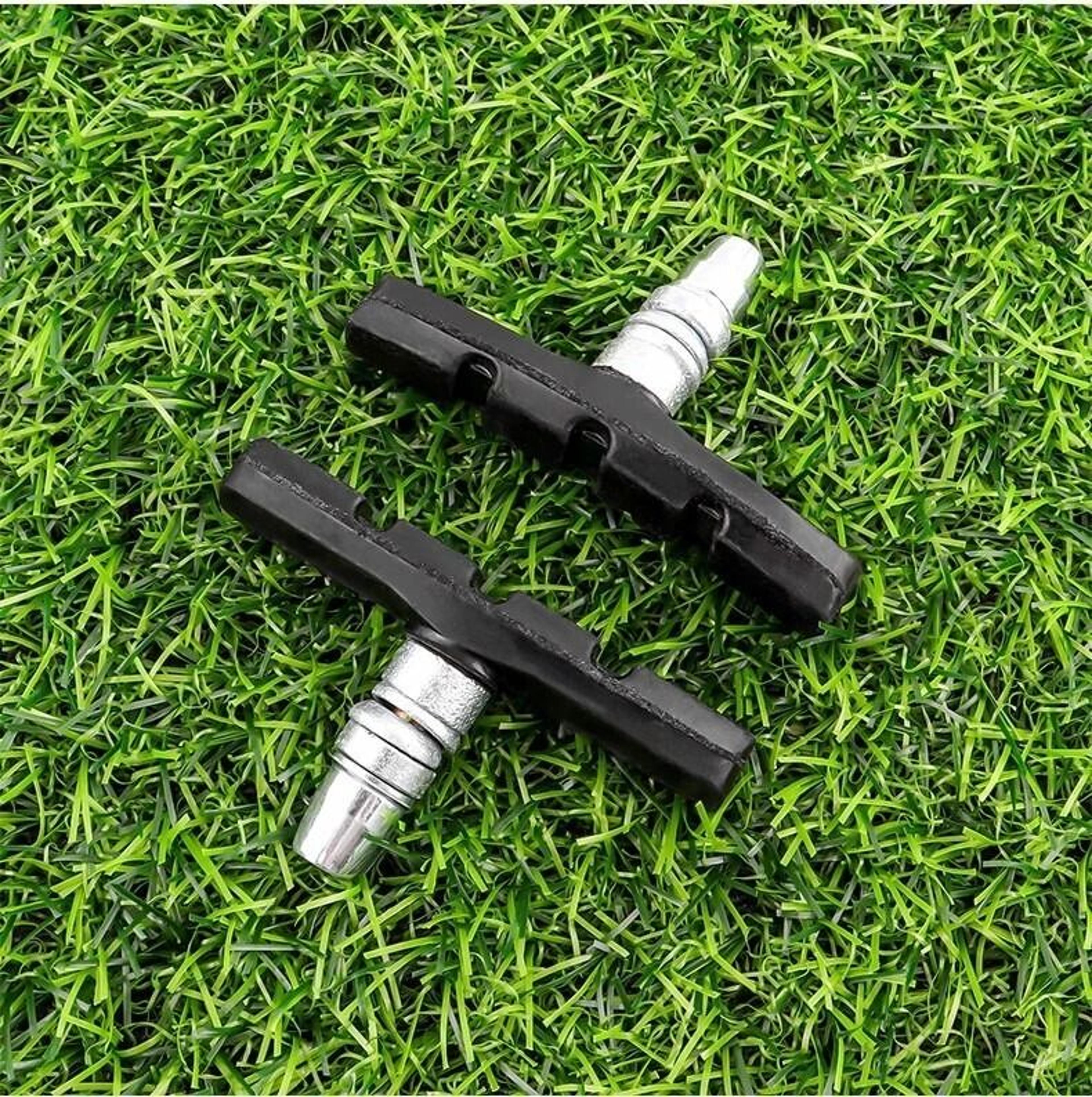 pairs of high quality v brake pads for bicycles, black