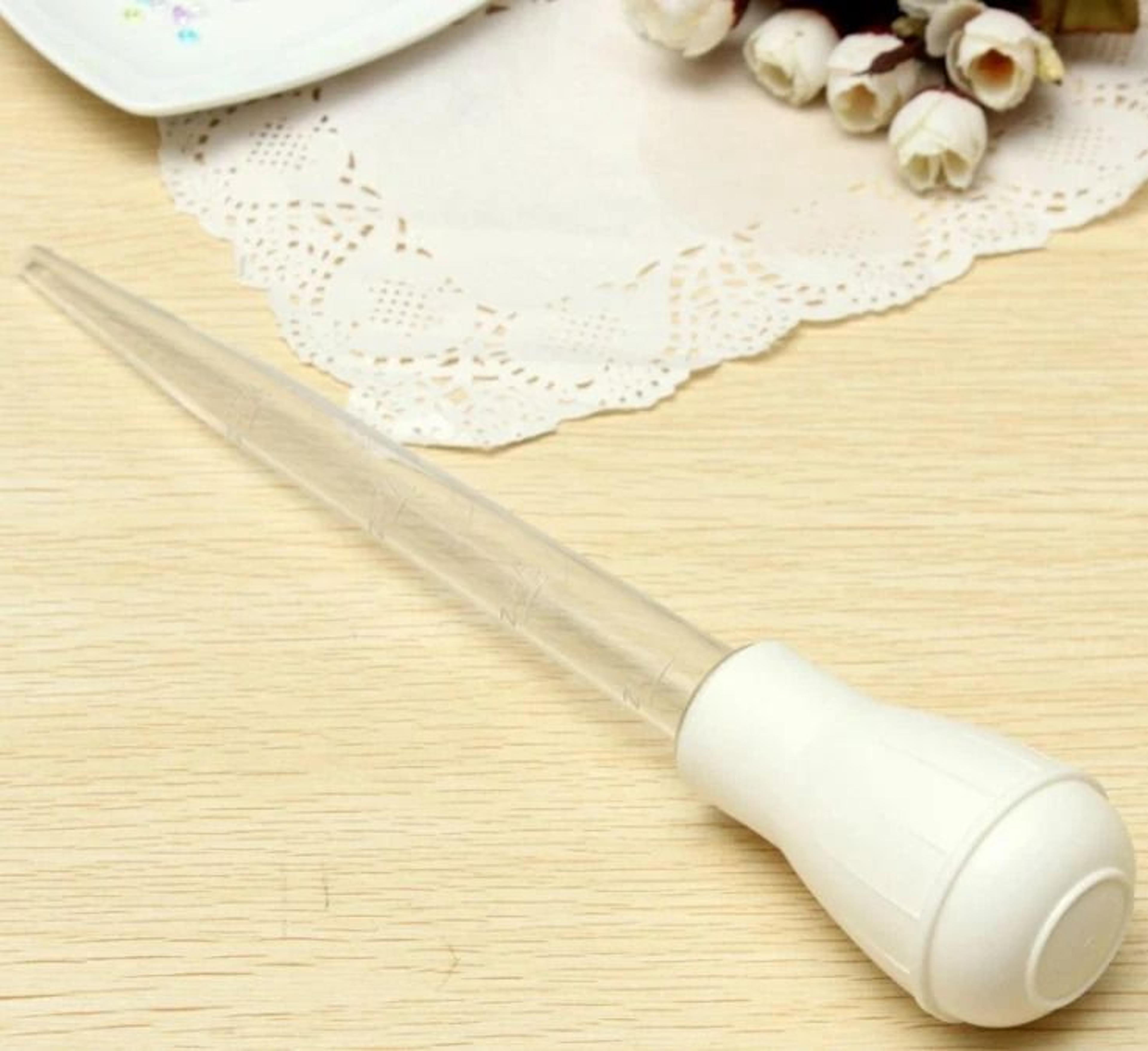 meat & poultry baster heat resistant bpa-free turkey syringe for juicy roasts