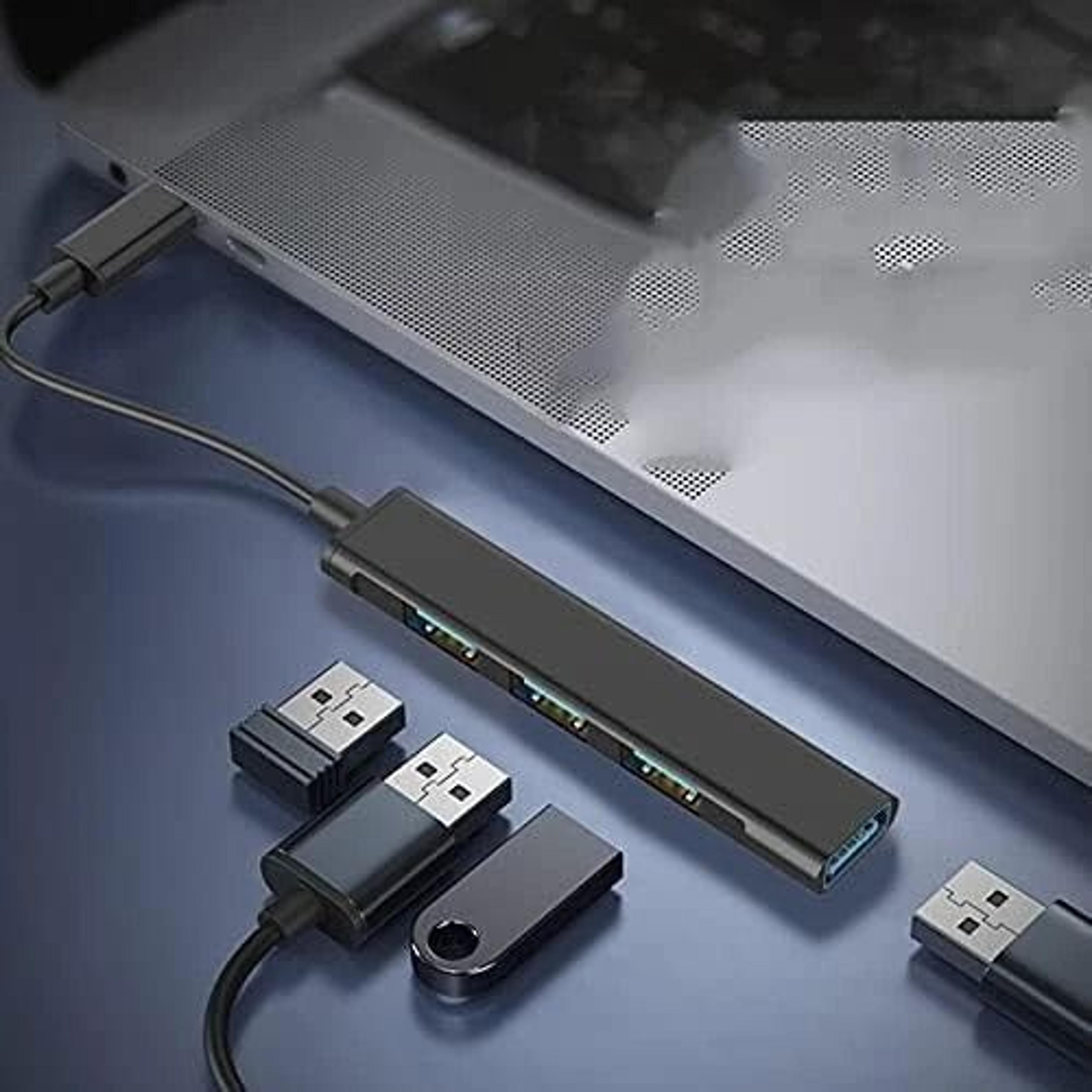 usb-c to usb hub splitter for pc, mac, ipad, and macbook pro port expansion
