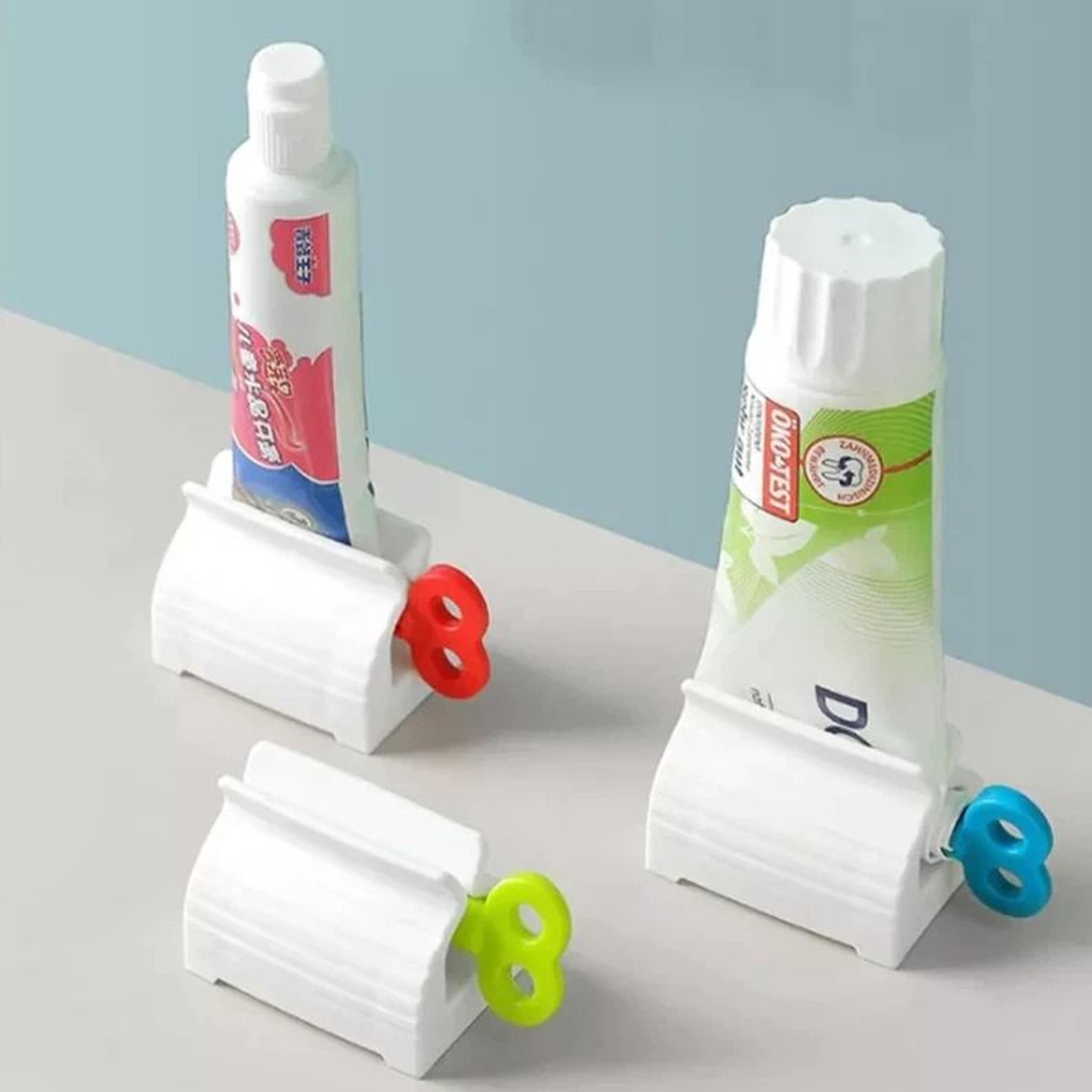 toothpaste squeezer & stand holder for easy tube dispensing