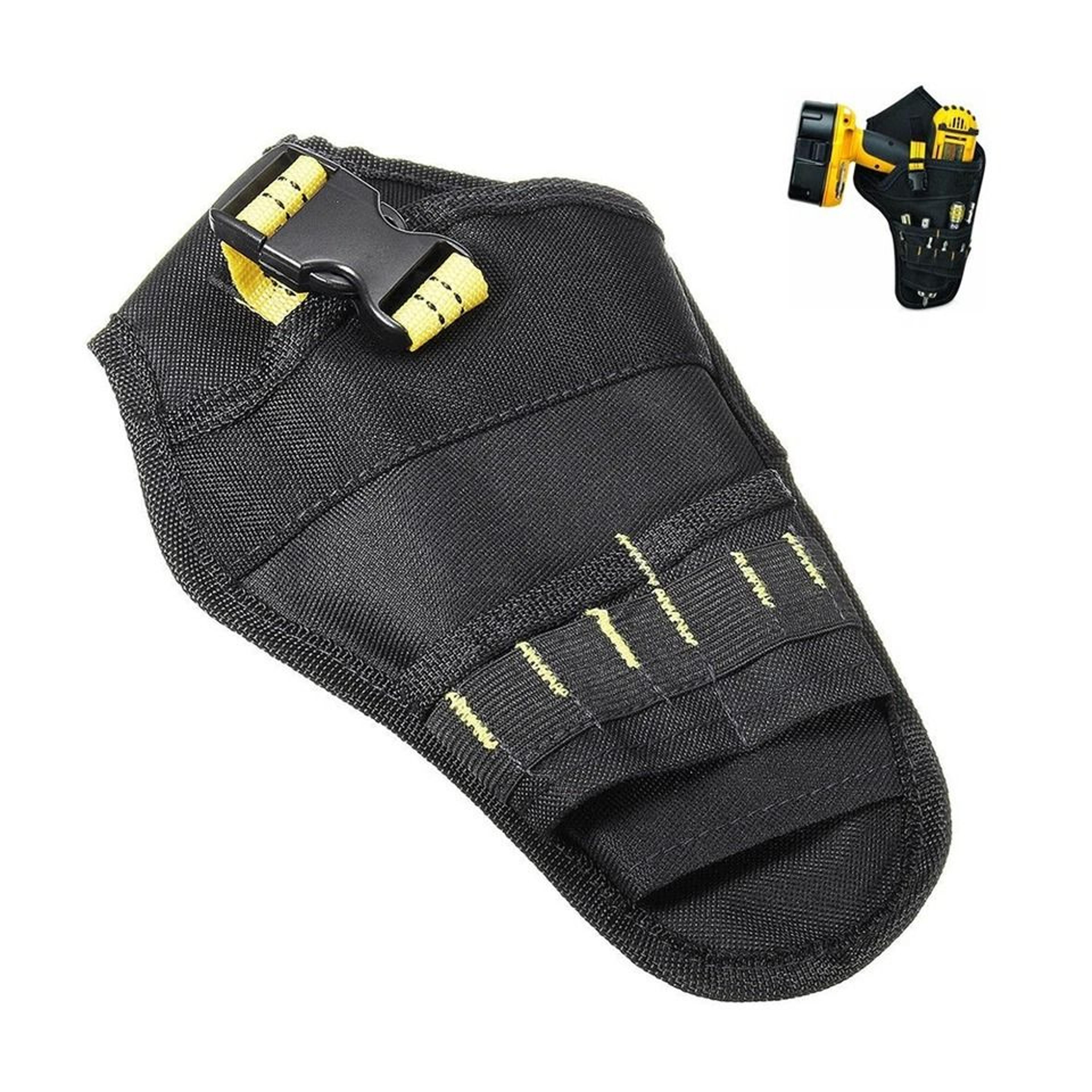 heavy duty drill holster tool belt pouch heavy-duty waist bag for drill and bit storage