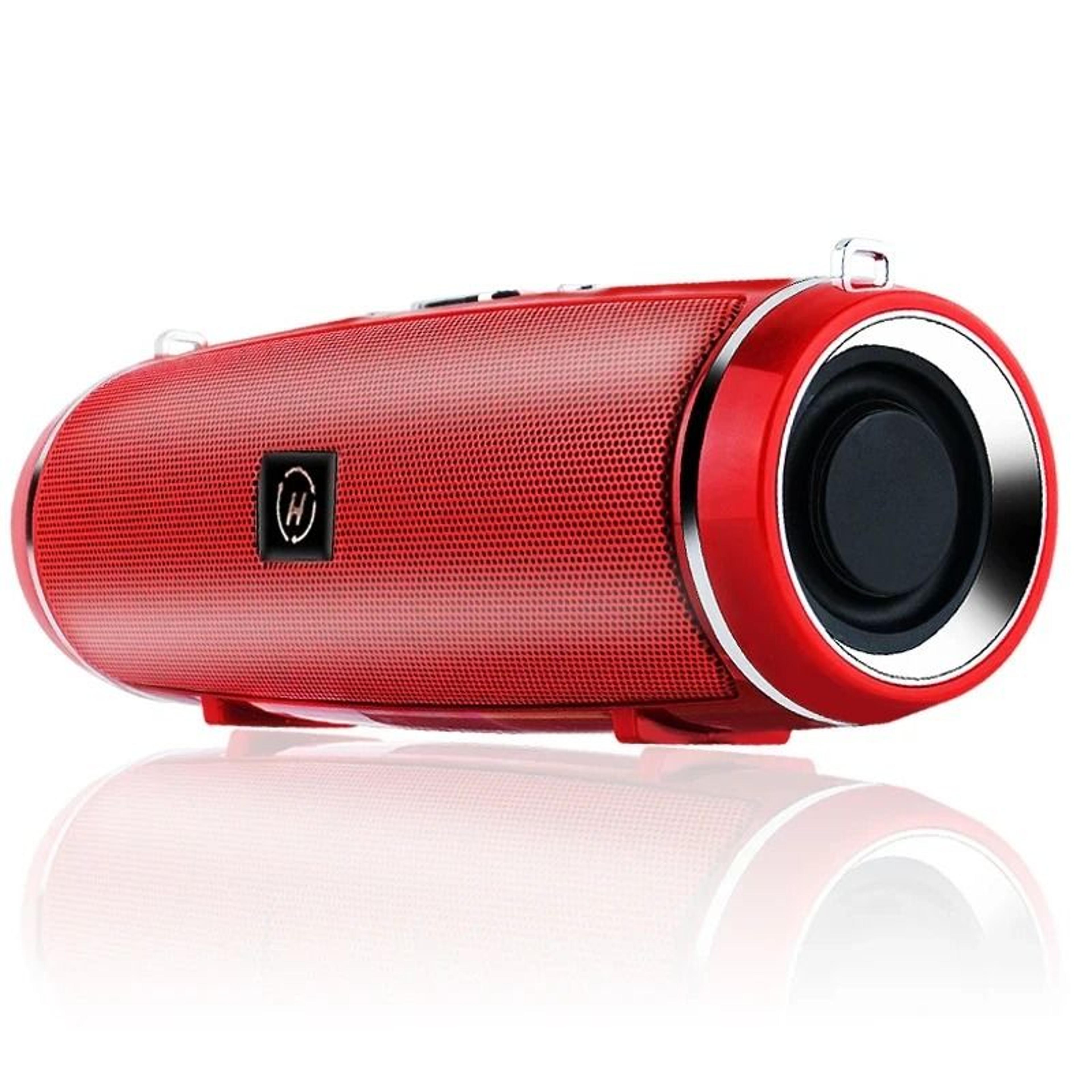 wireless bluetooth speaker with loud bass, waterproof, outdoor stereo, usb/tf strap