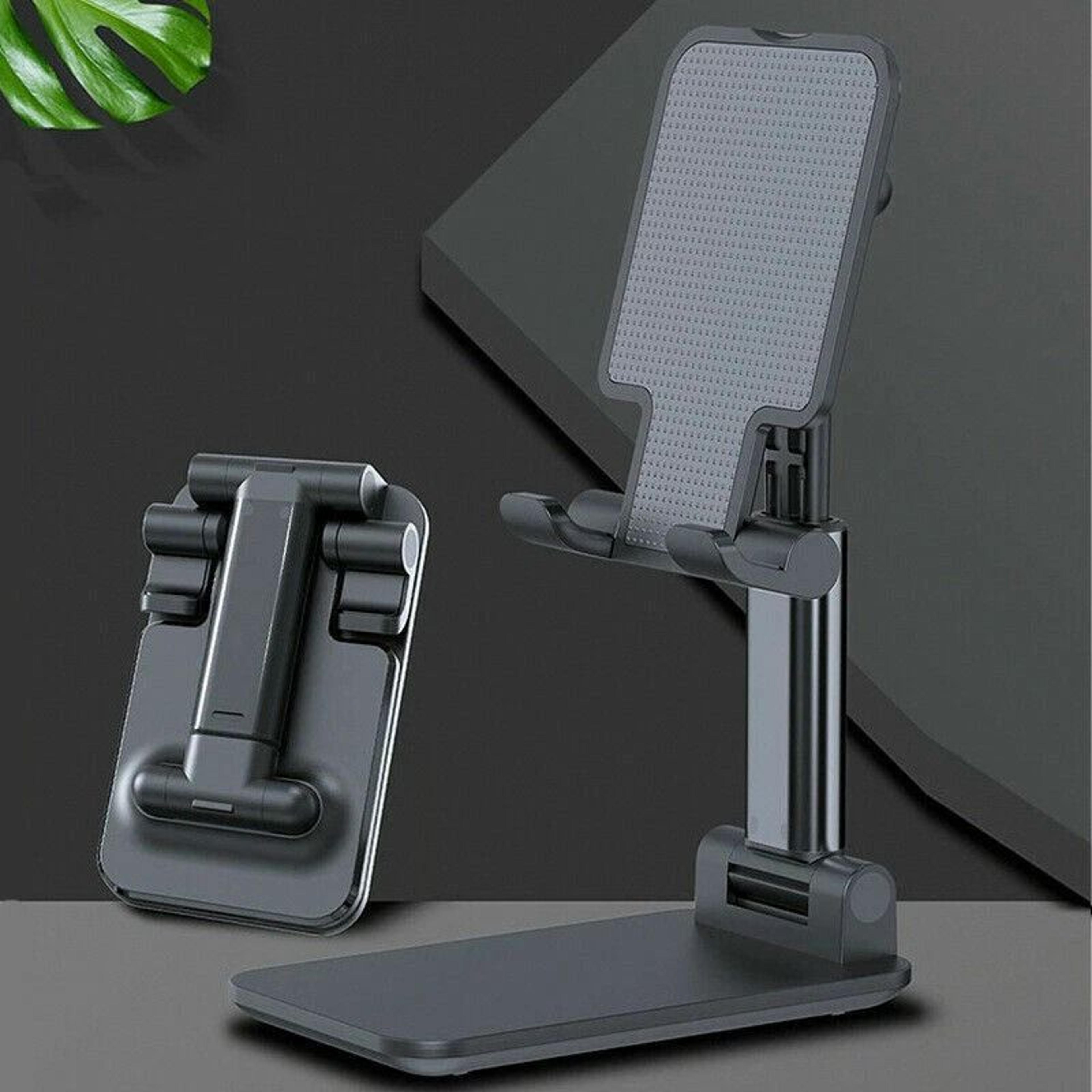 adjustable cell phone tablet stand universal desktop holder mount for mobile phones, ipads & iphones