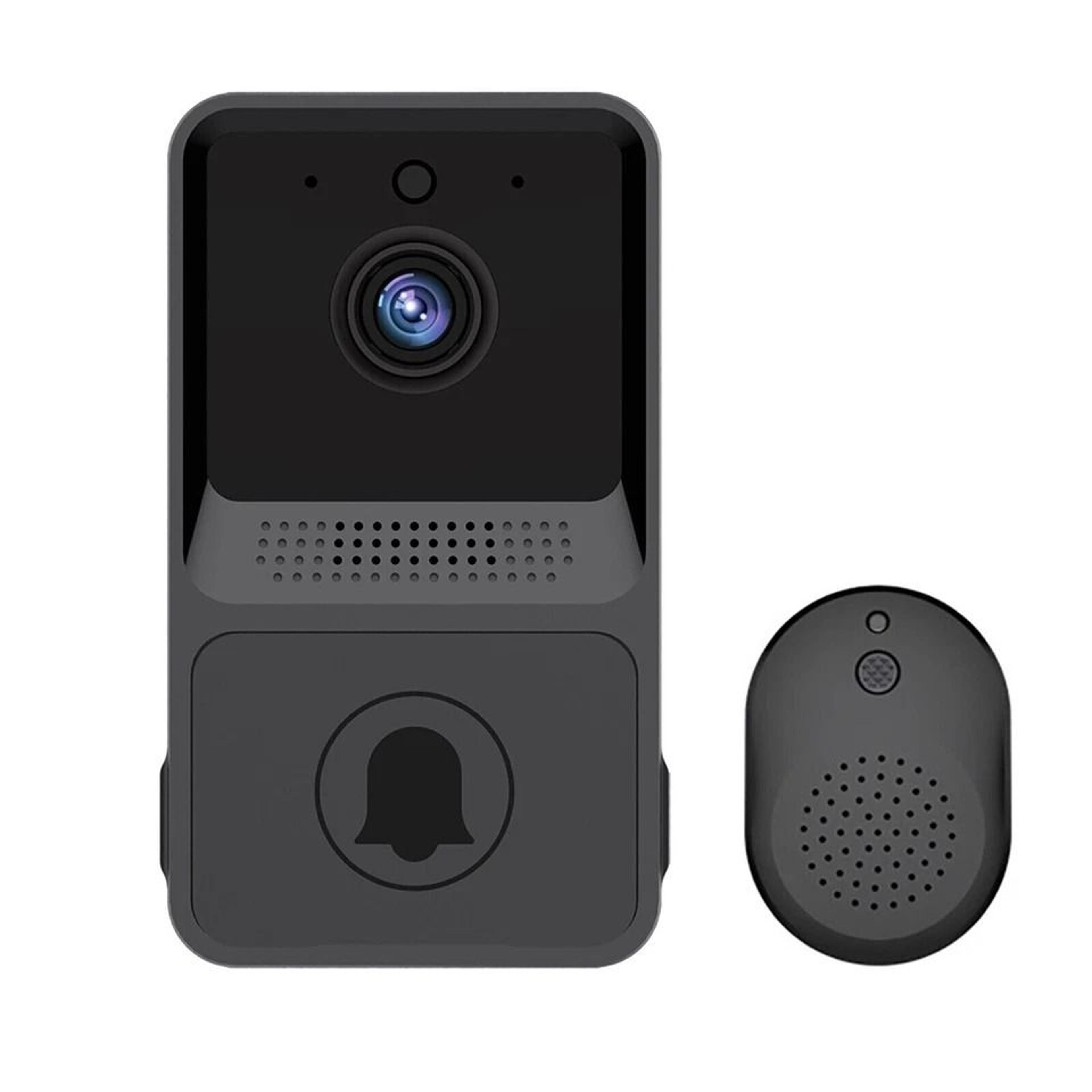 smart wireless wifi video doorbell with way audio & chime wireless security camera for home