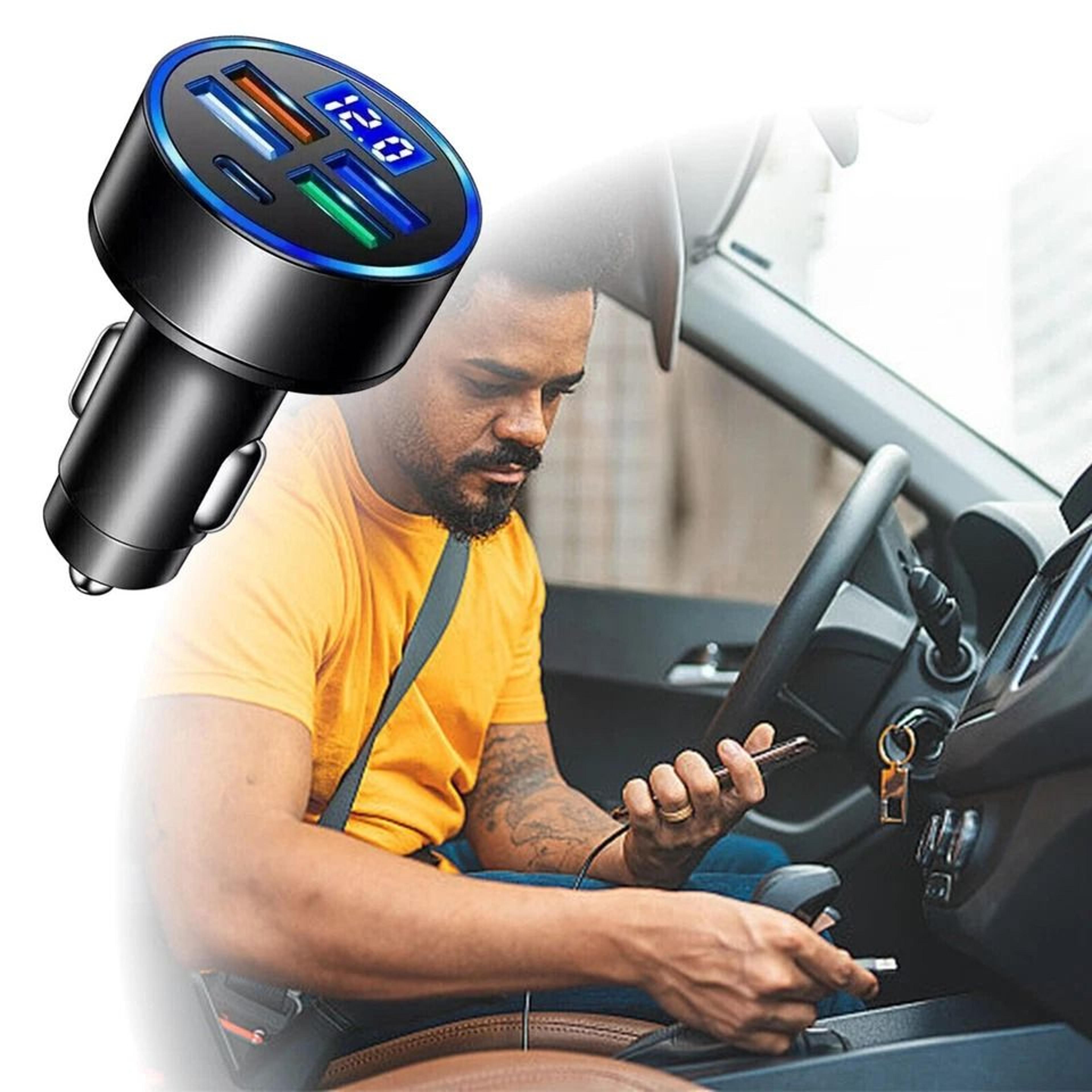 fast car charger adapter for iphone, samsung, and android devices