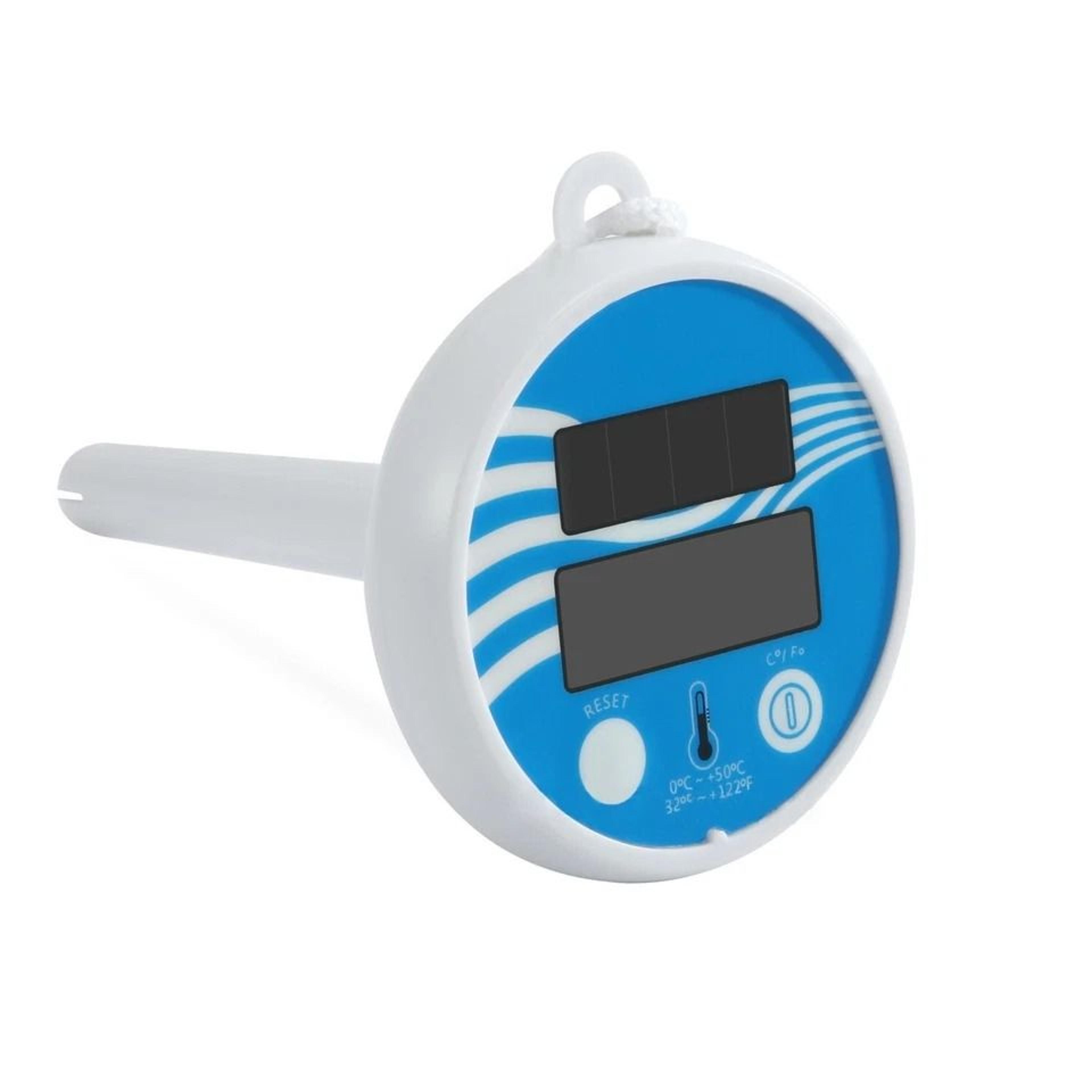 digital solar powered floating pool thermometer waterproof and rainproof for spa, pool, and pond