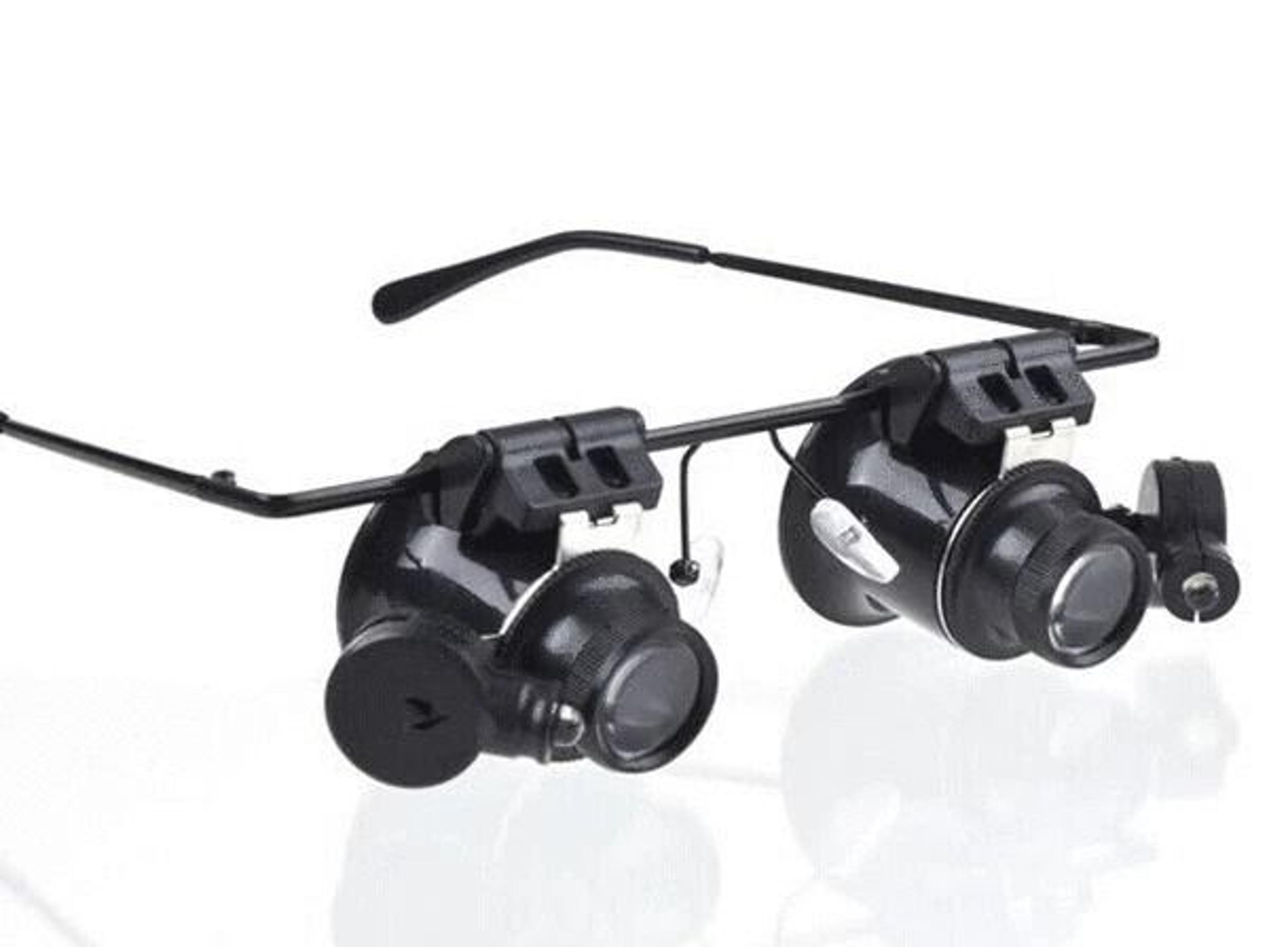 magnifying glasses with led light hands-free loupe for jewelry & watch repair