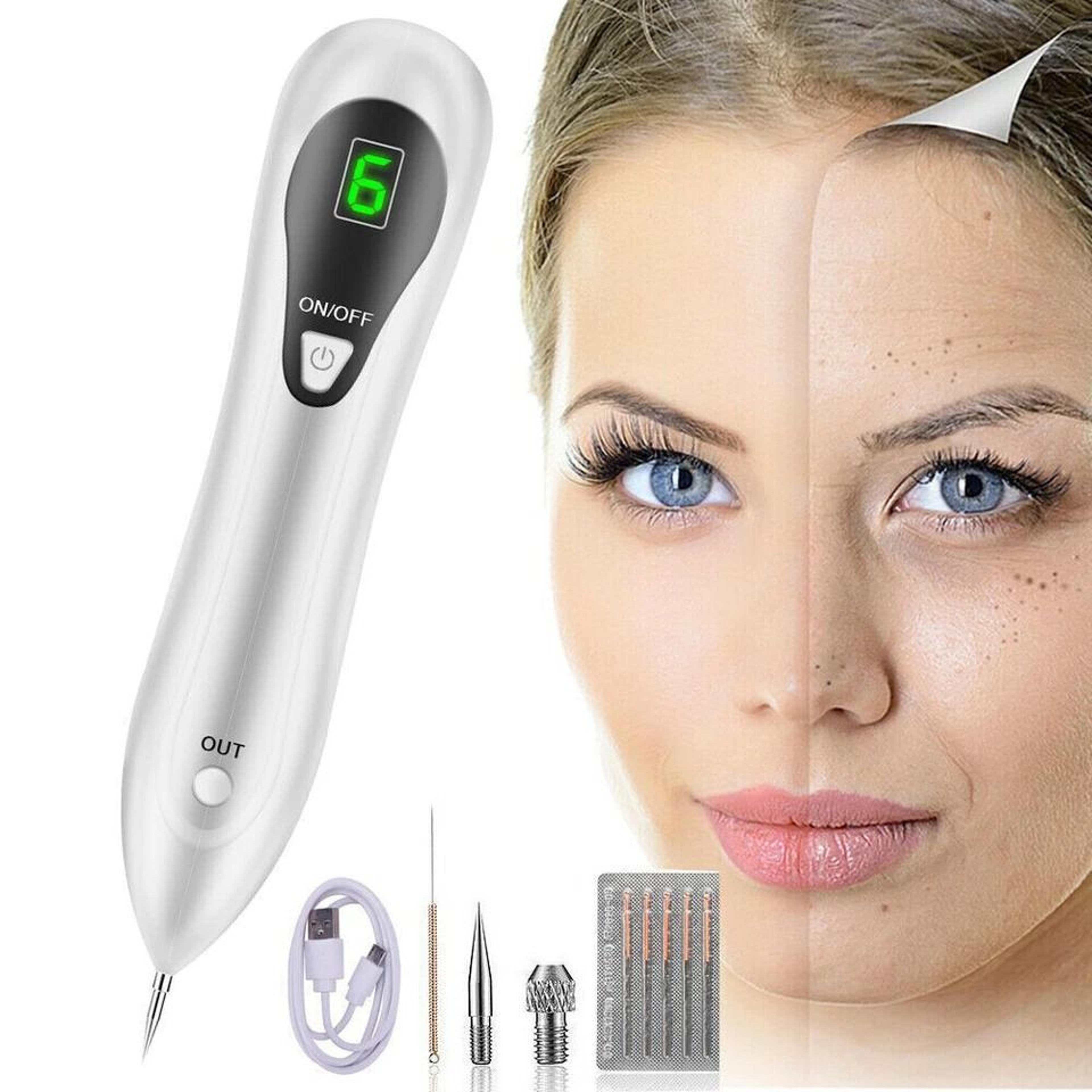 portable electric laser plasma pen for mole & skin tag removal dark spot, wart & tattoo remover for home use