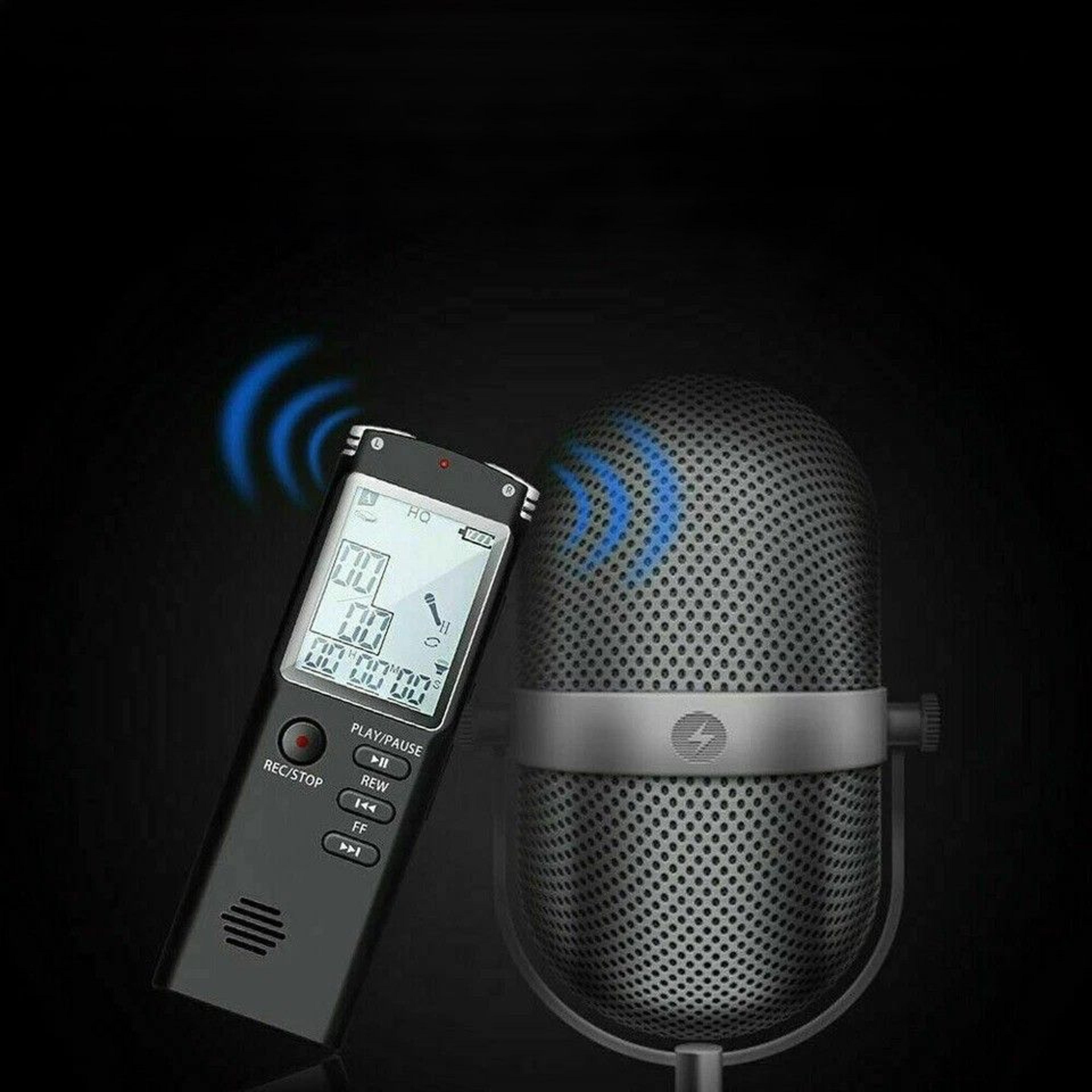 digital voice recorder mini sound player with voice activation for lectures