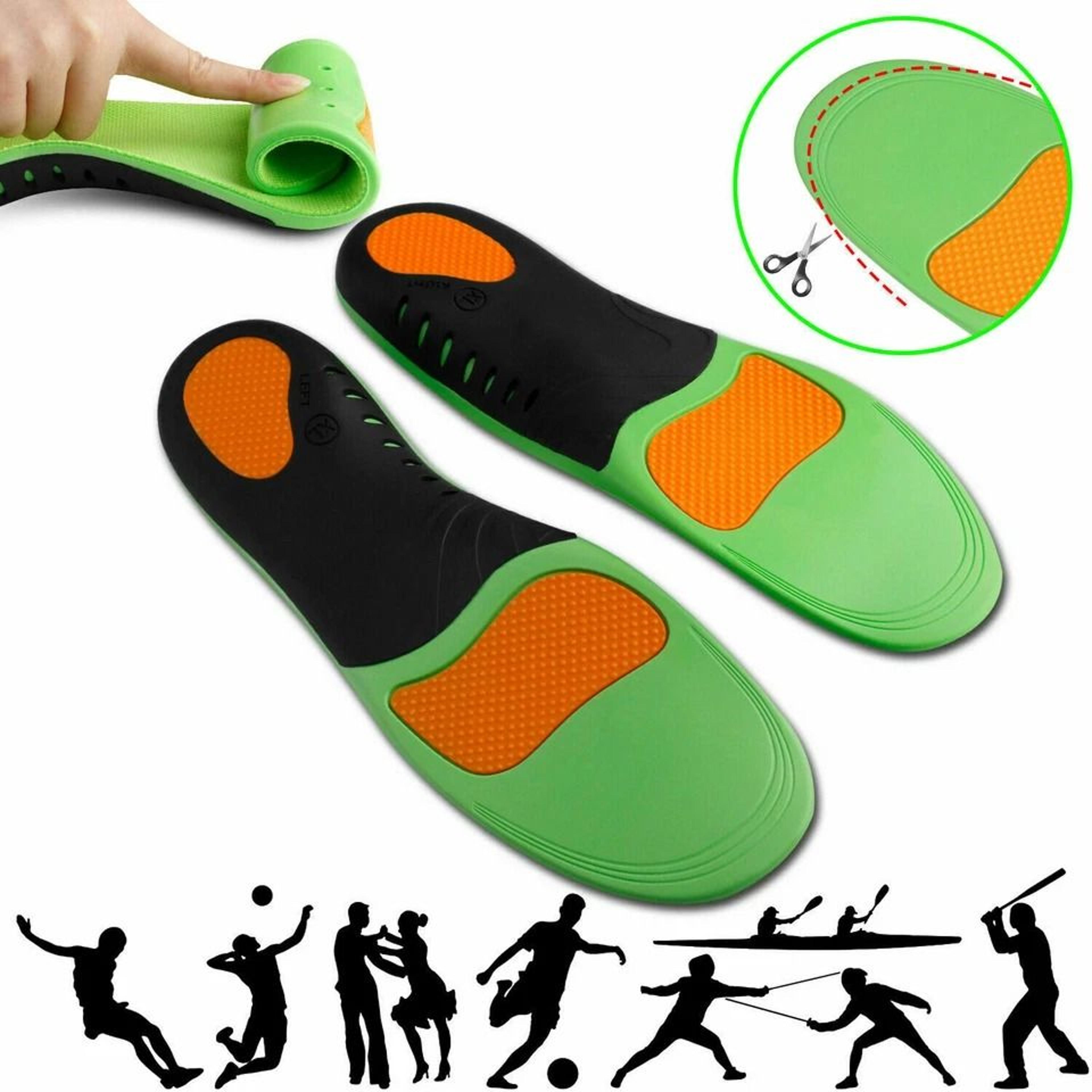 orthotic insoles for flat feet and high arch support plantar fasciitis pain relief