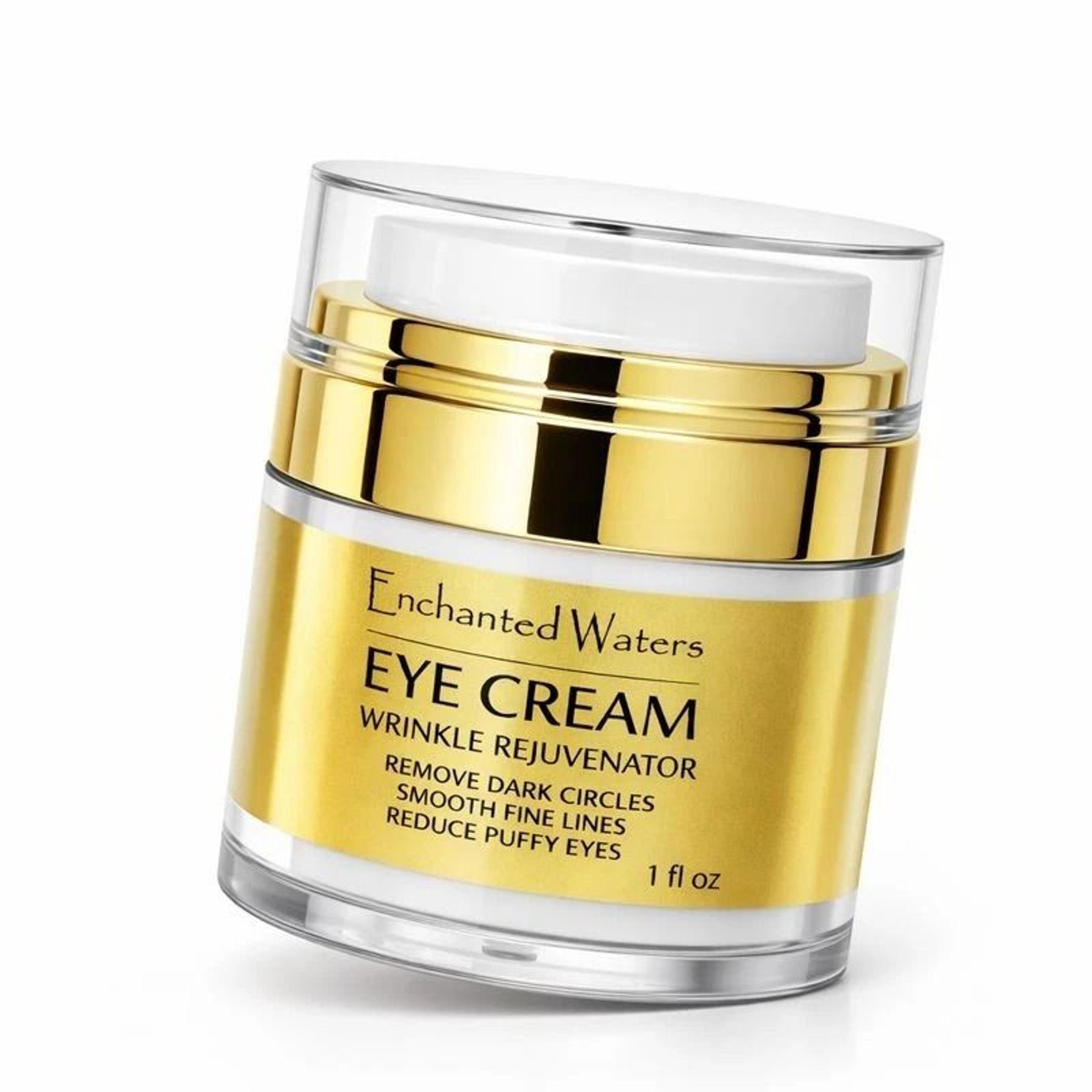 anti-aging under eye cream gel for dark circles & wrinkles, with hyaluronic acid & plant stem cells