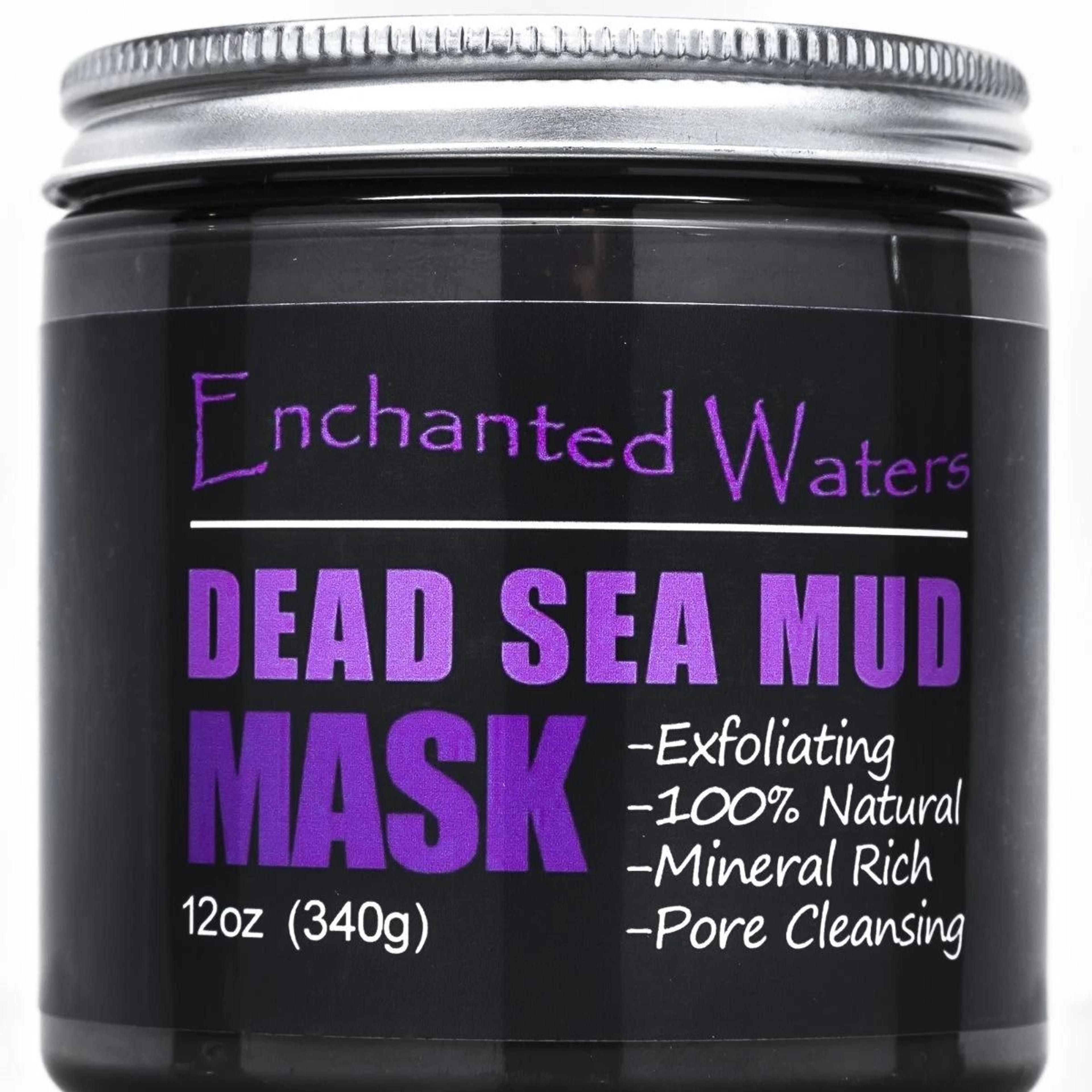 dead sea mud mask for acne, blackheads, & muscle relief healing skin cleanser & pore minimizer