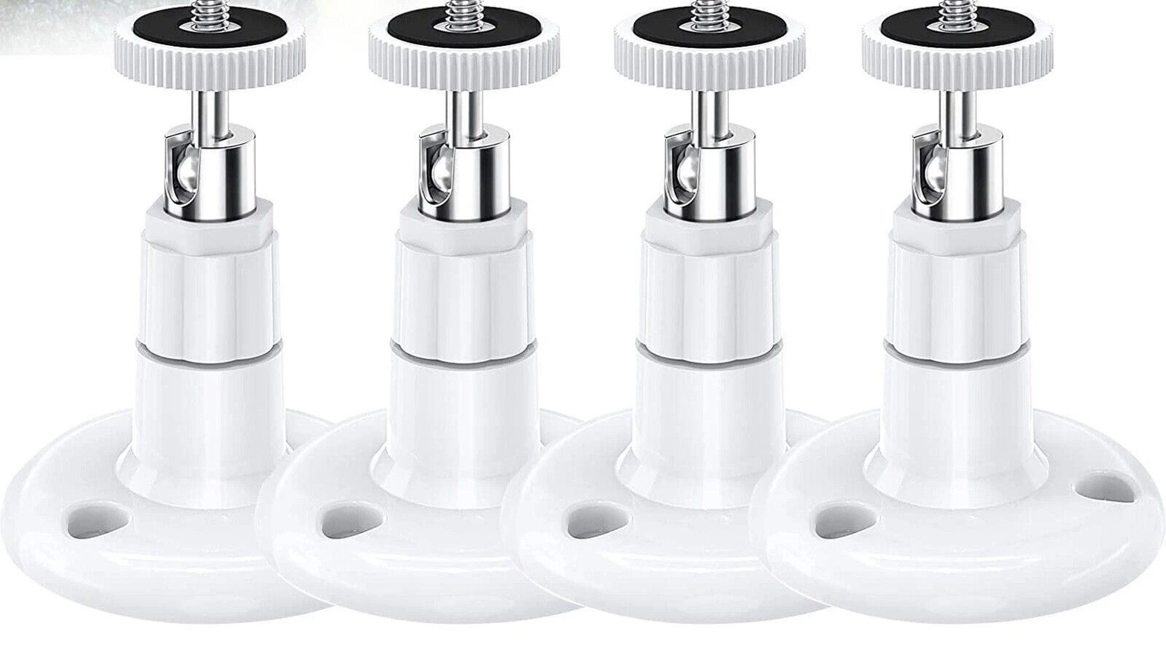 adjustable wall mount holder for arlo & wyze security cameras indoor/outdoor mounting bracket