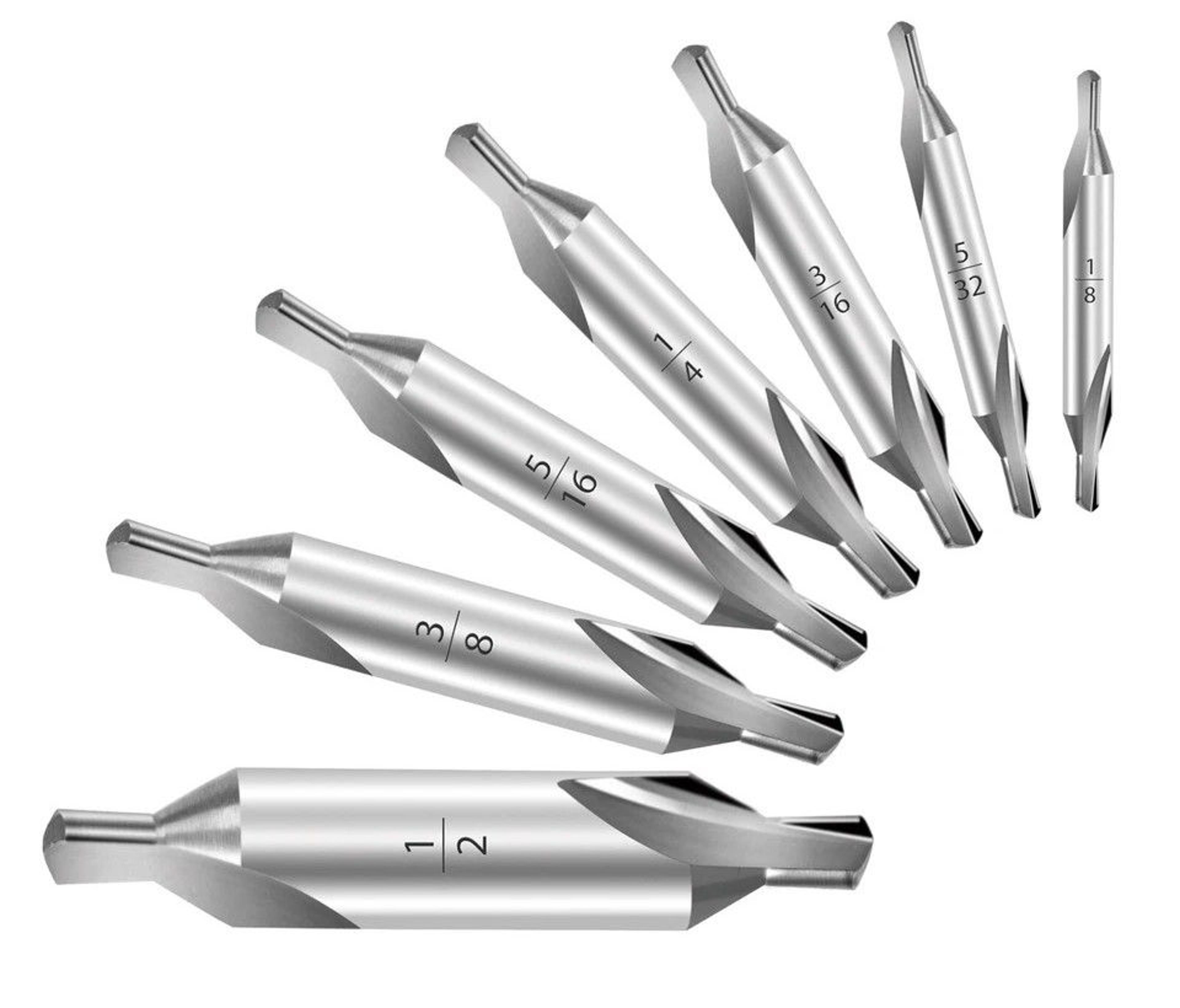 hss center drill bit set angle, premium metalworking tools for precise drilling