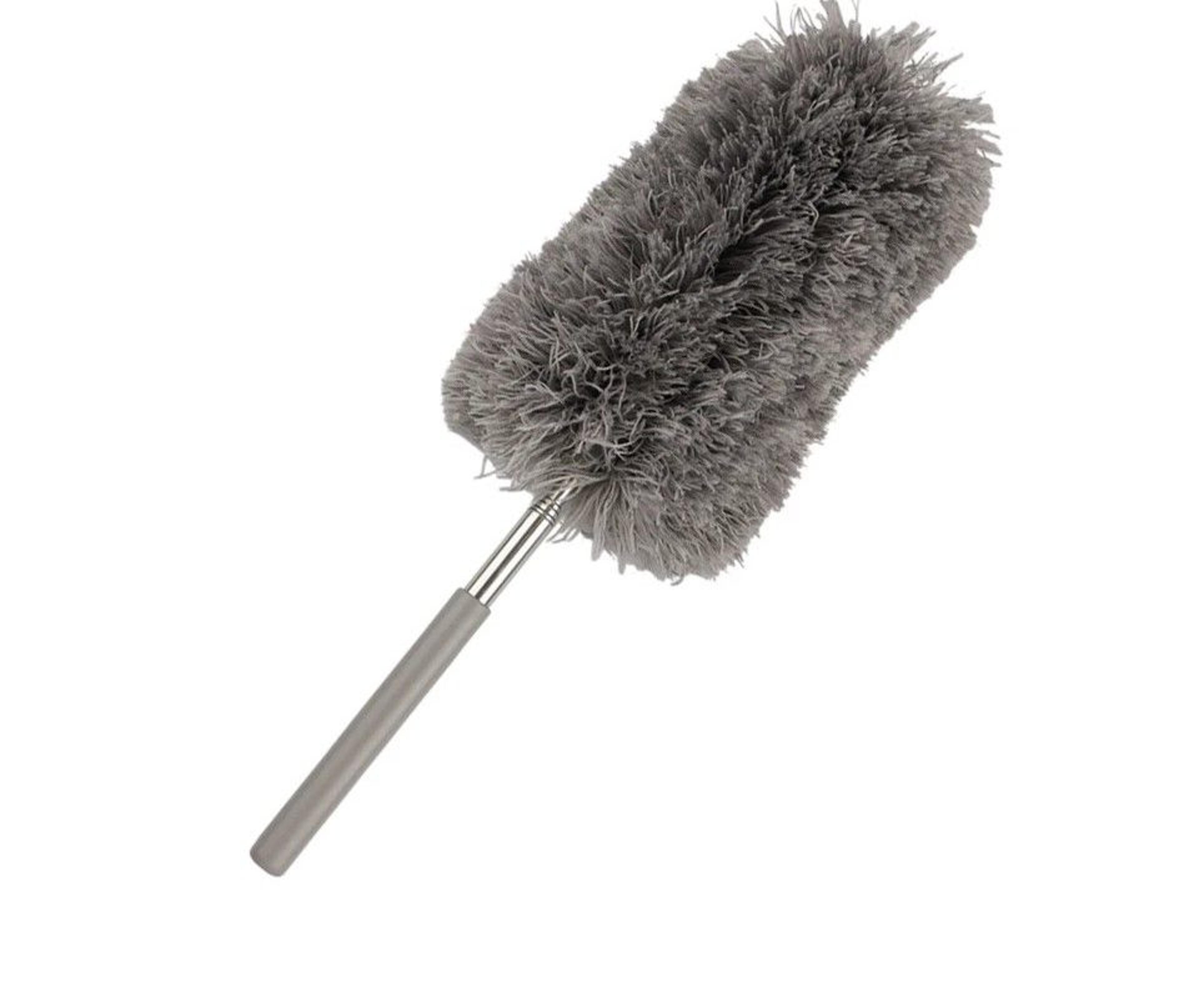 extendable microfiber duster cleaning tool soft feather brush for home use