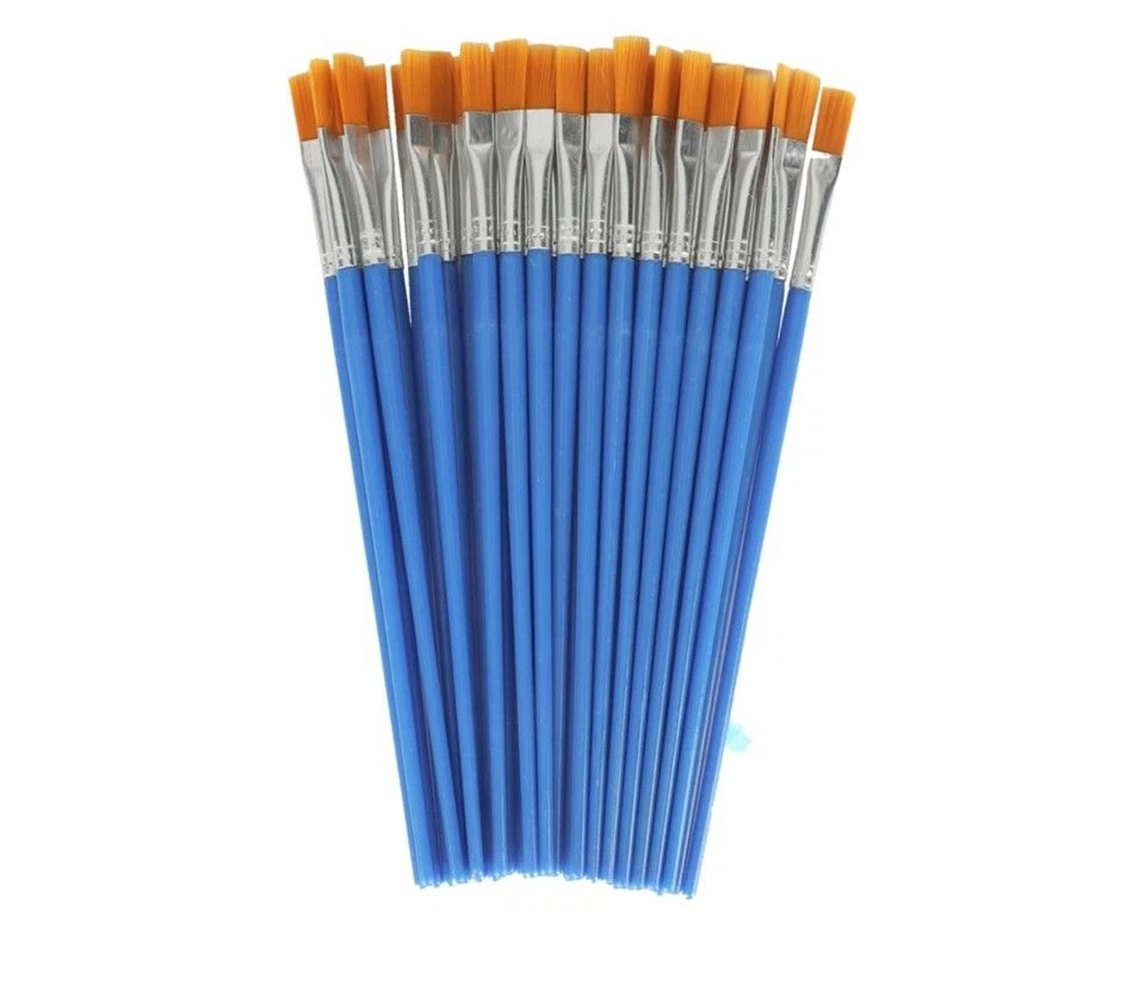 artist paint brushes set for acrylic, oil, and watercolor painting flat brushes for crafts
