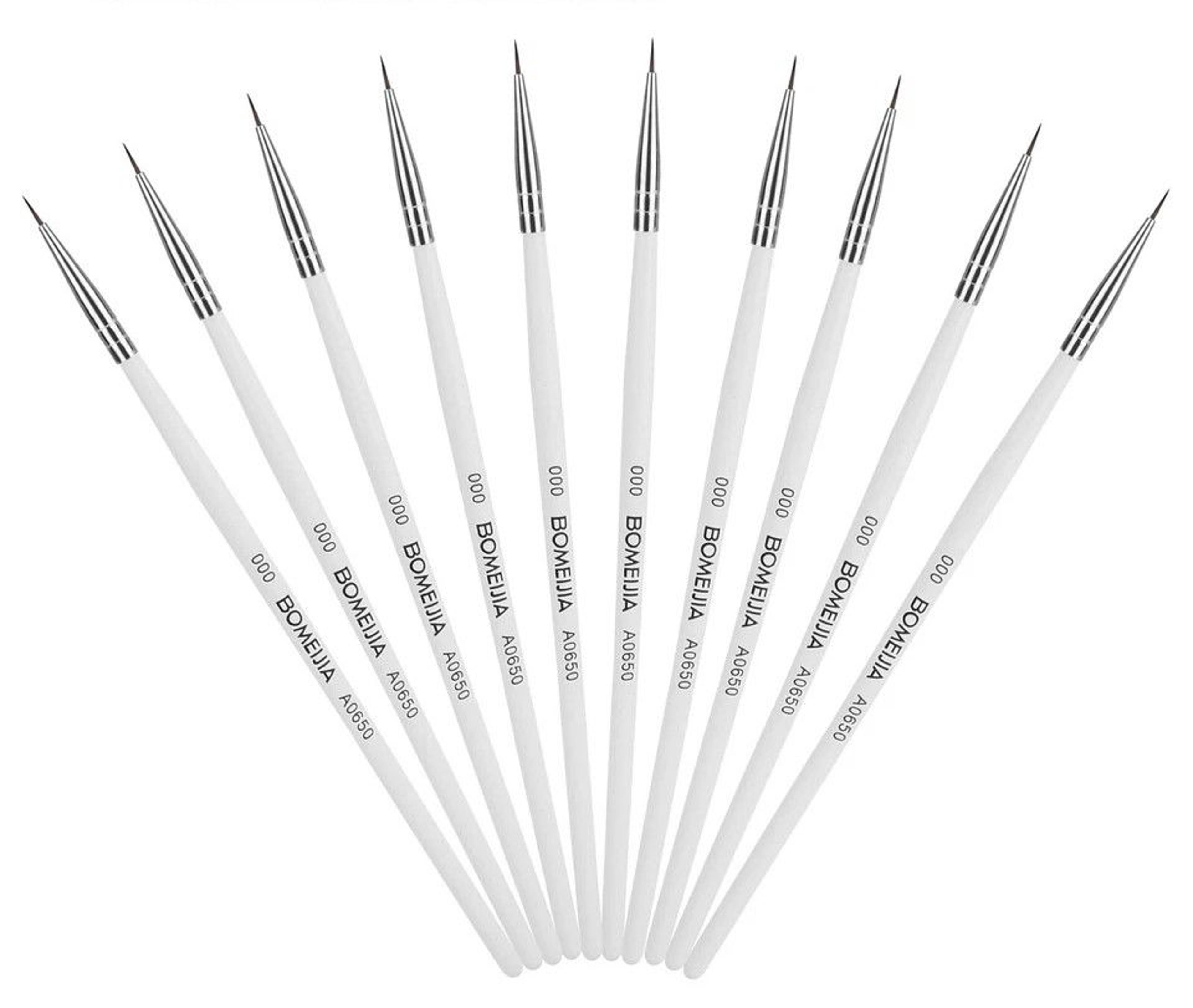 micro liner artist paint brush set perfect for acrylic & watercolor painting