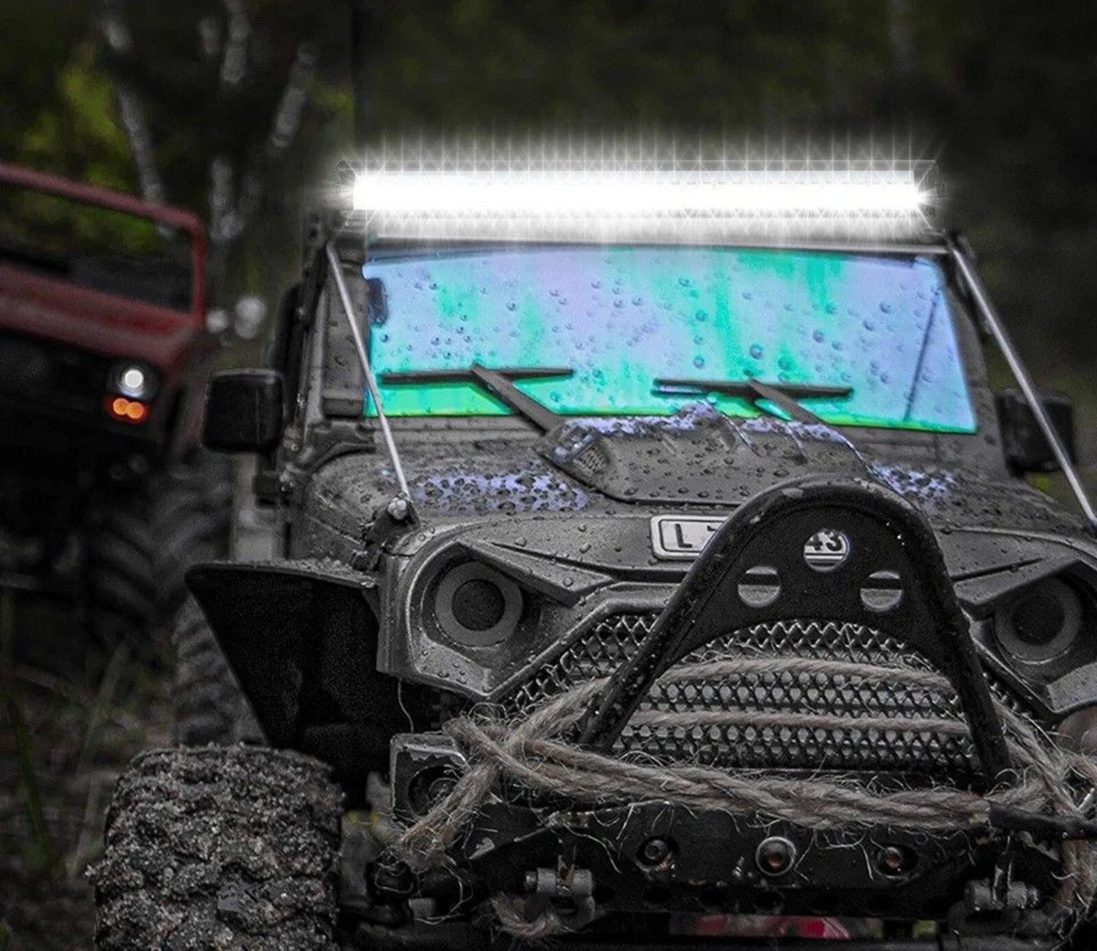 led super bright light bar for rc crawler roof lamp