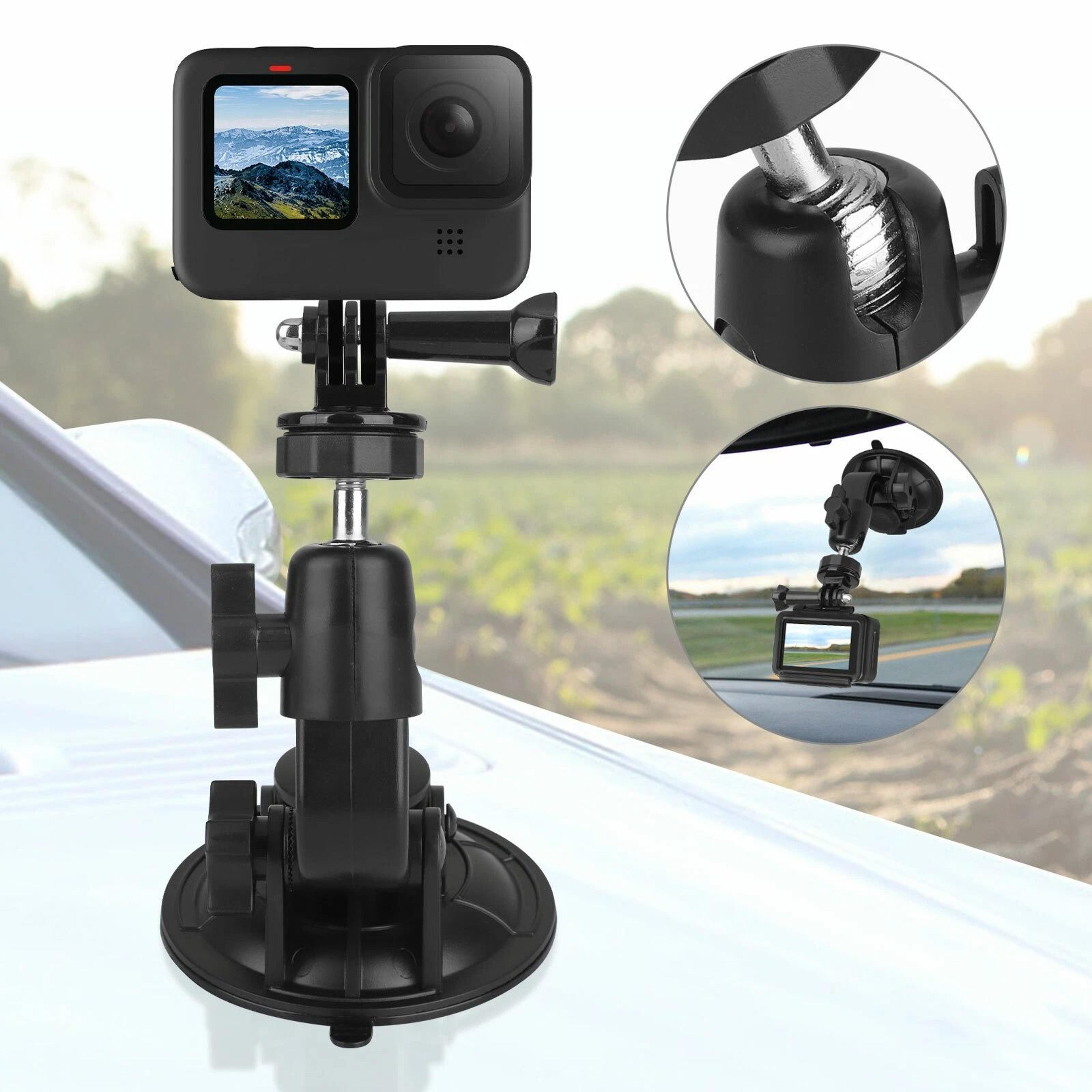 suction cup car mount for dslr nikon & dji osmo cameras