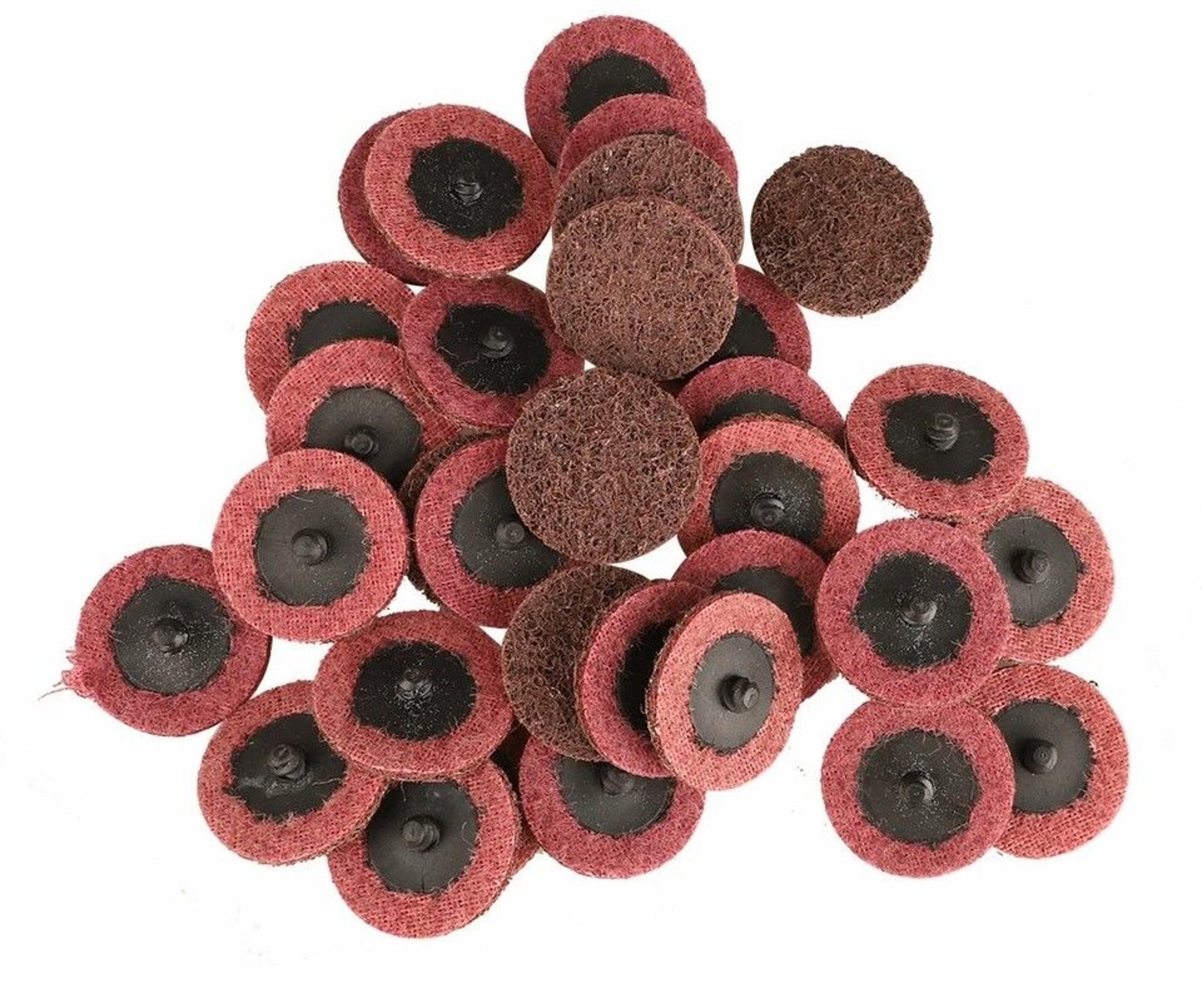 roll lock surface conditioning sanding discs for die grinder medium grit pads for polishing & finishing