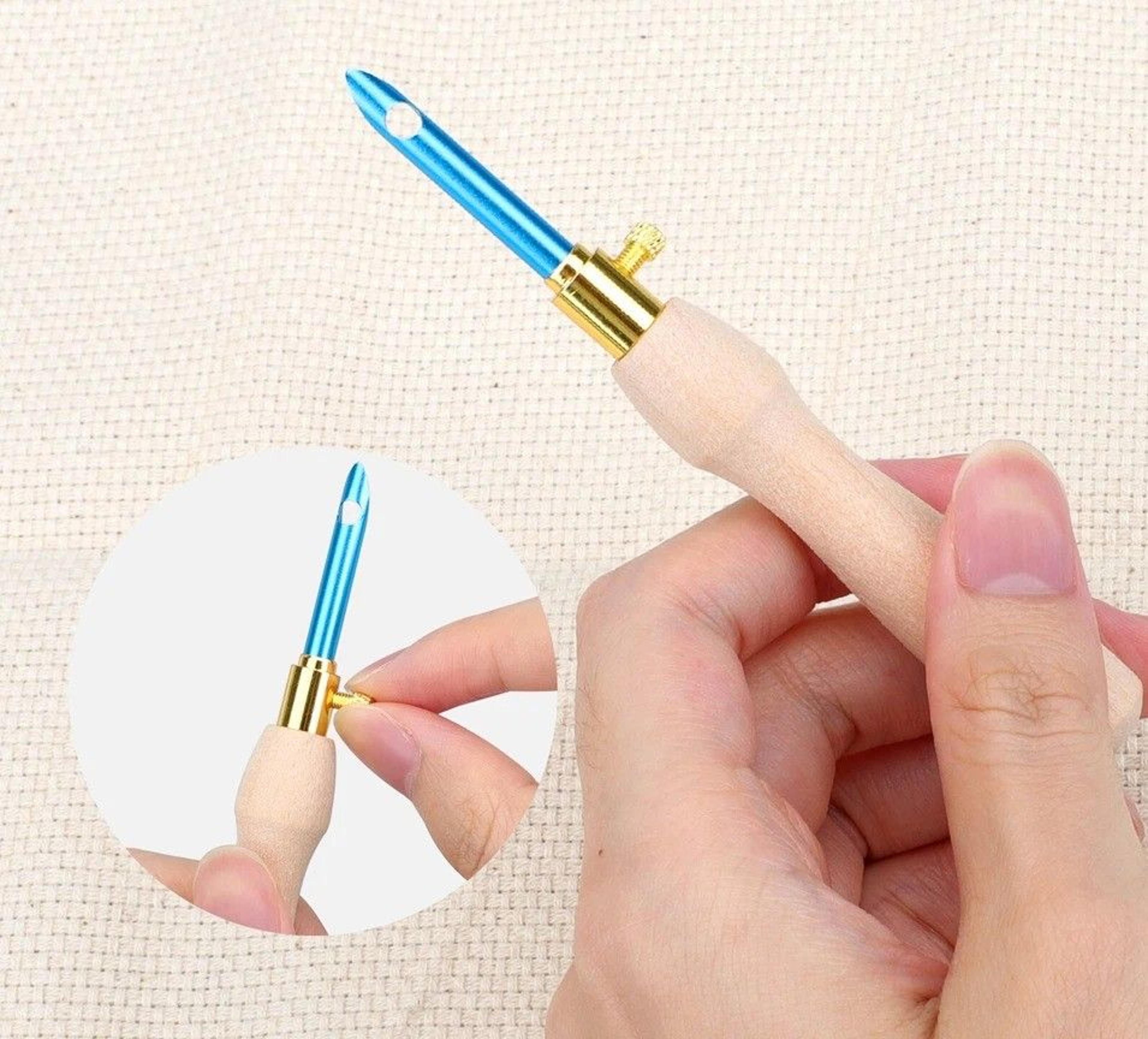 diy punch needle kit for embroidery & cross stitch complete craft set with tools, fabrics