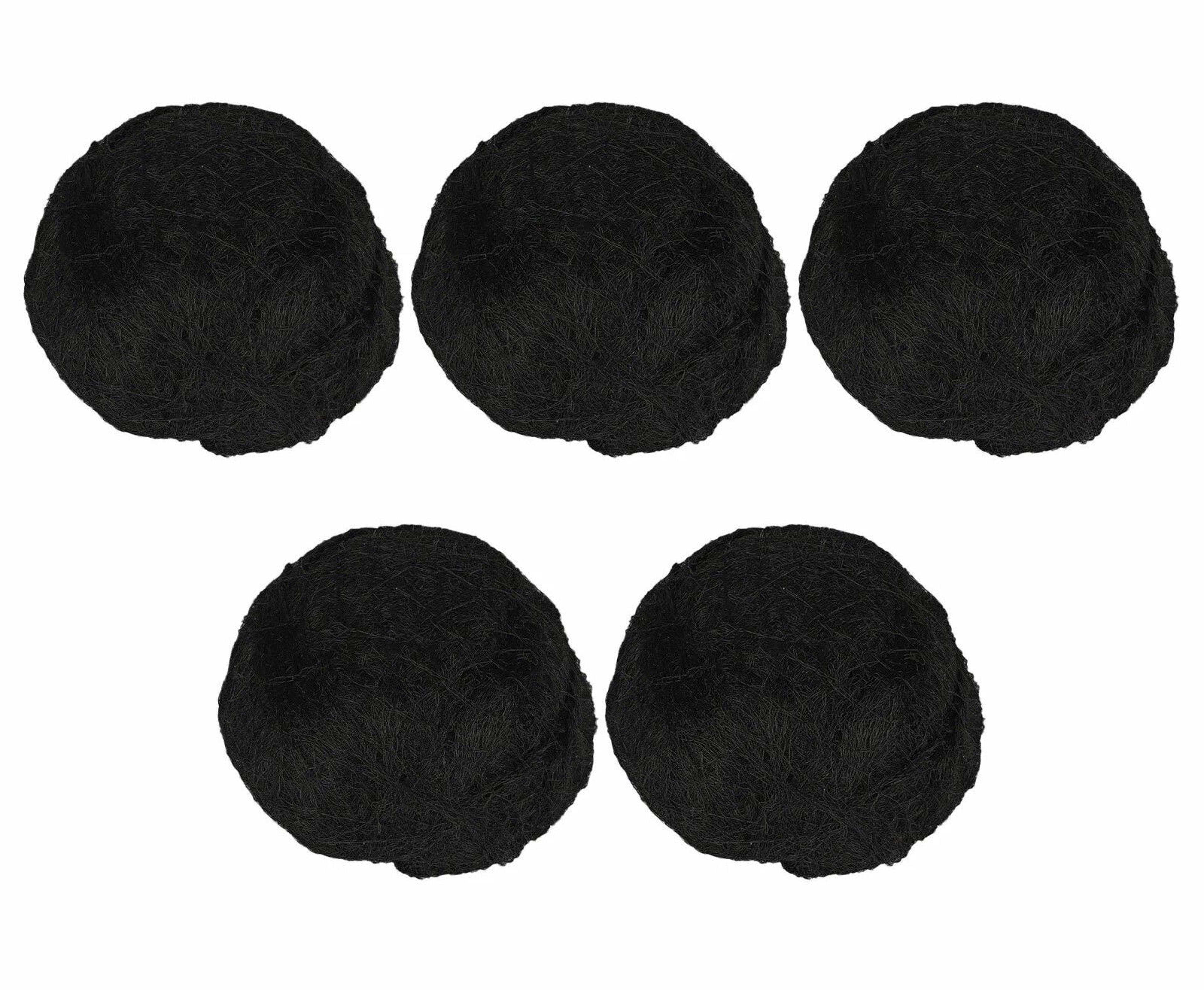 invisible hair nets stretch cap mesh hairnet with elastic edge for secure hair bun & professional use