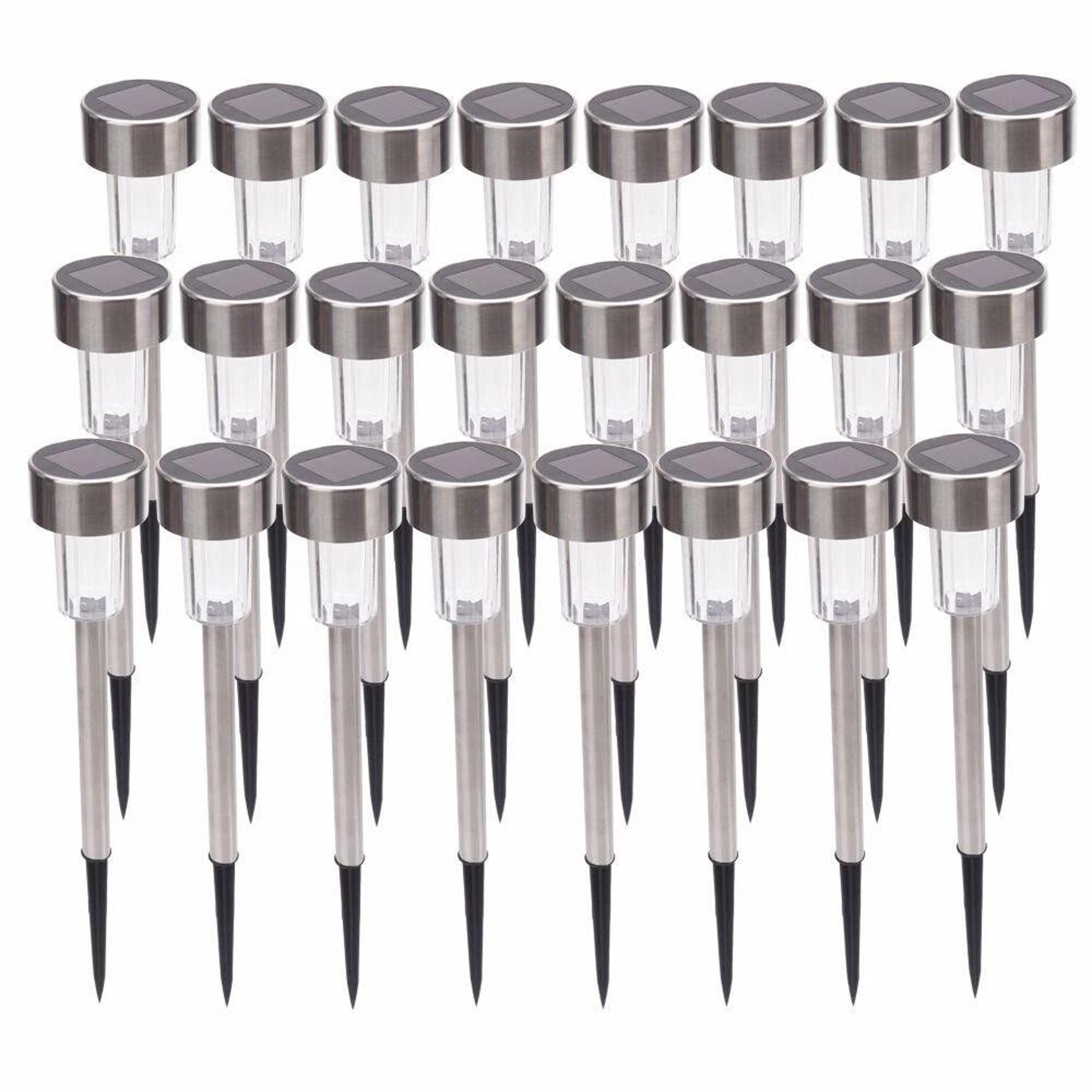 high-quality stainless steel led solar lights outdoor landscape lighting with bright white illumination