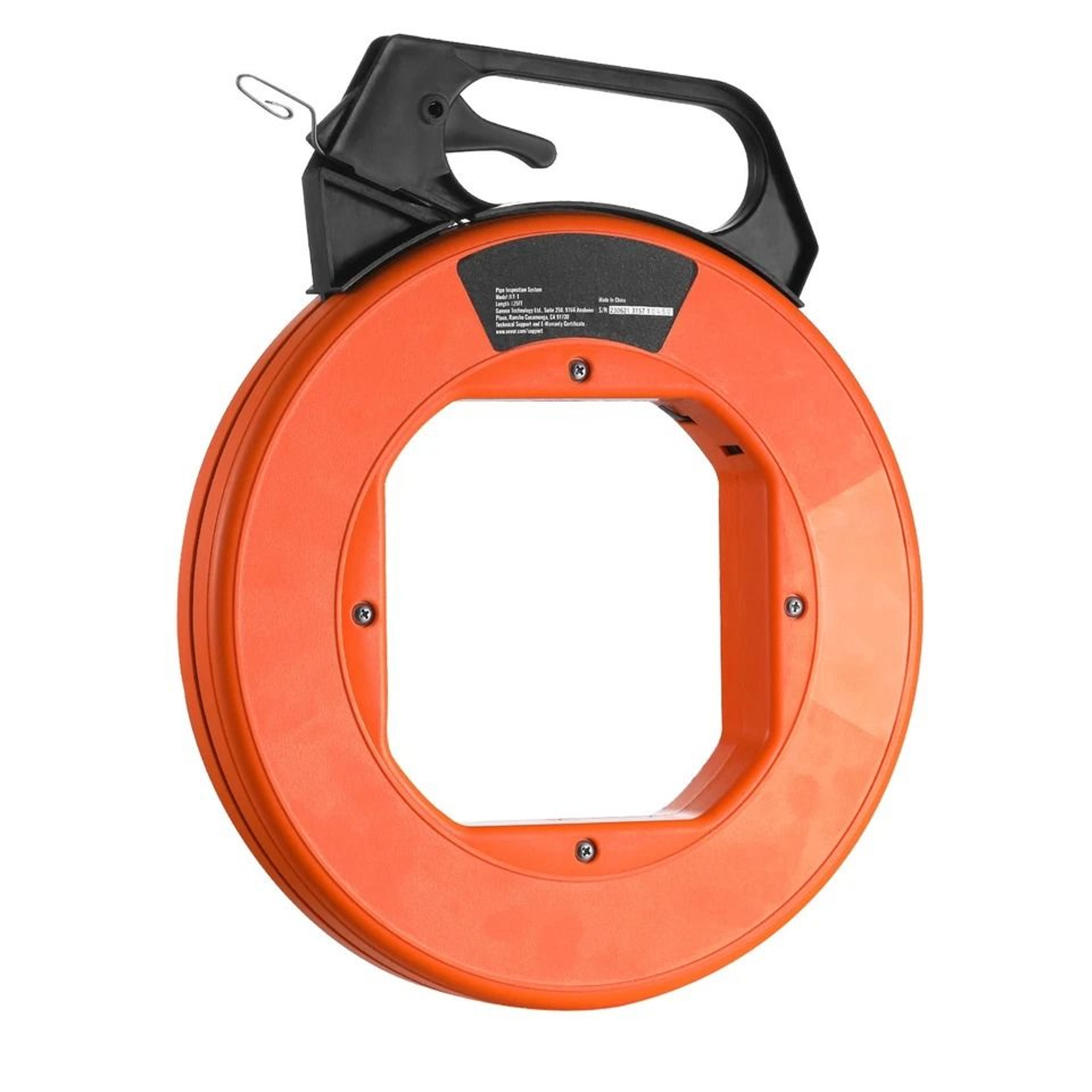 steel fish tape cable puller with high-impact plastic case