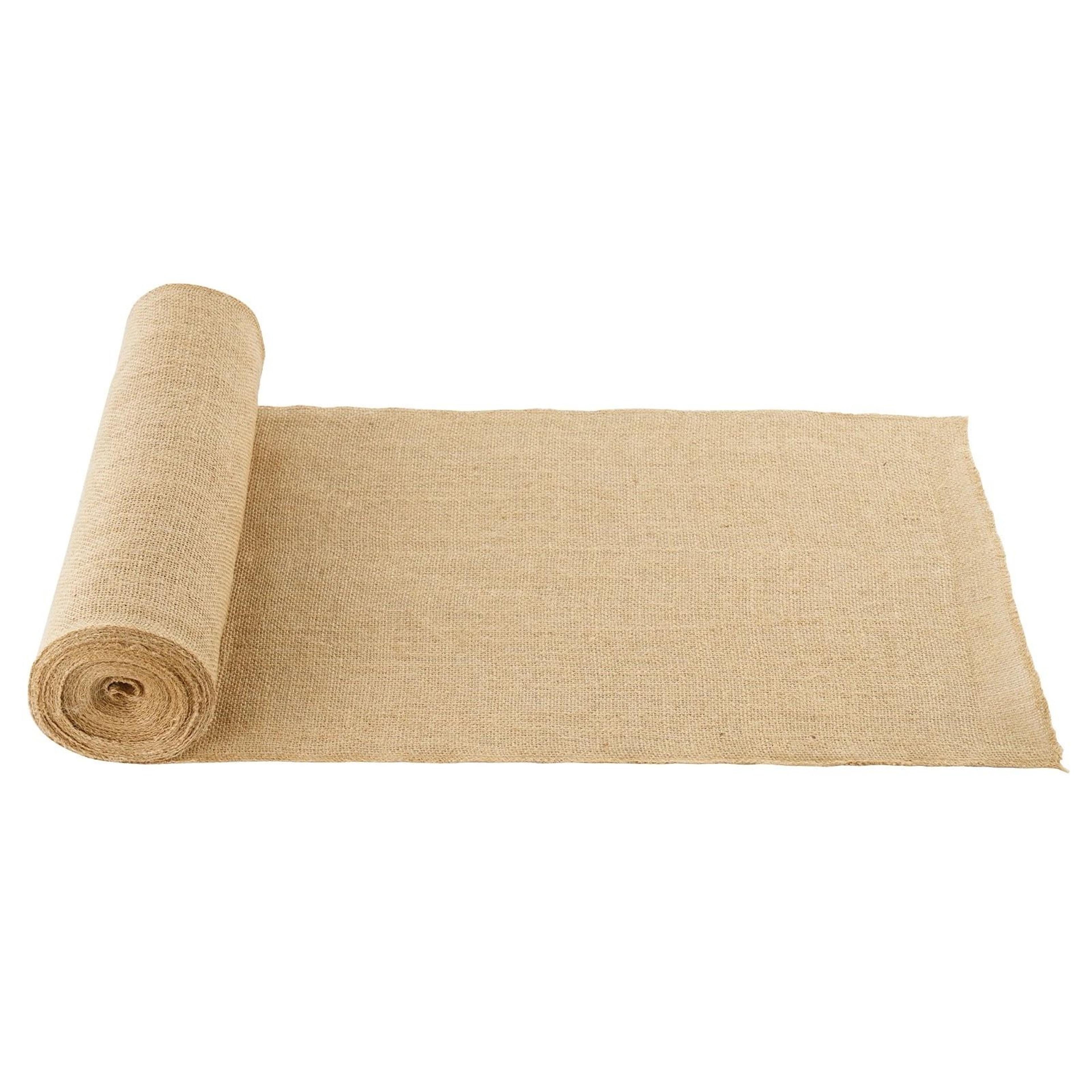 natural burlap fabric roll tree wrap for crafts, garden & decorations