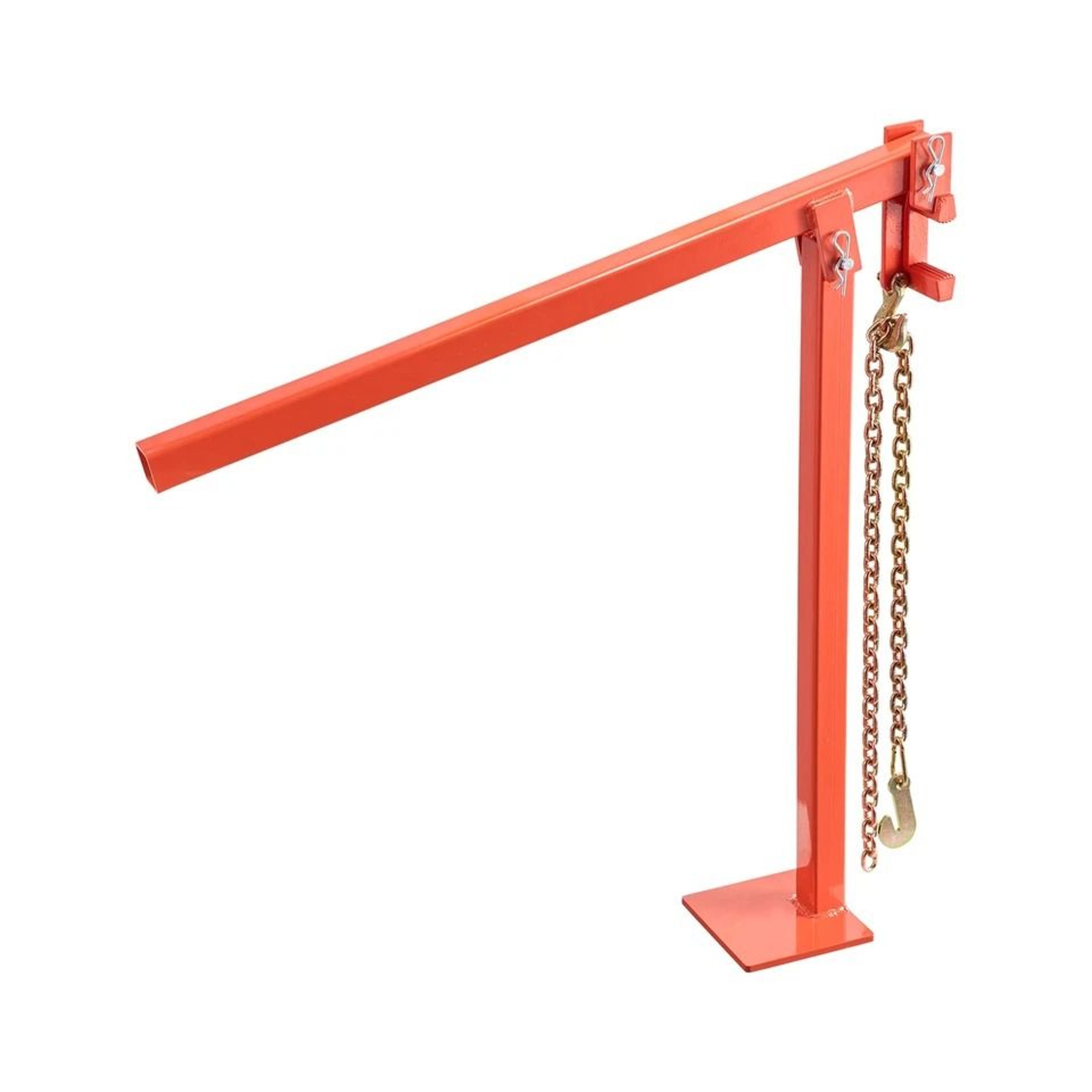post puller with lifting chain heavy duty fence post remover for farm & garden use