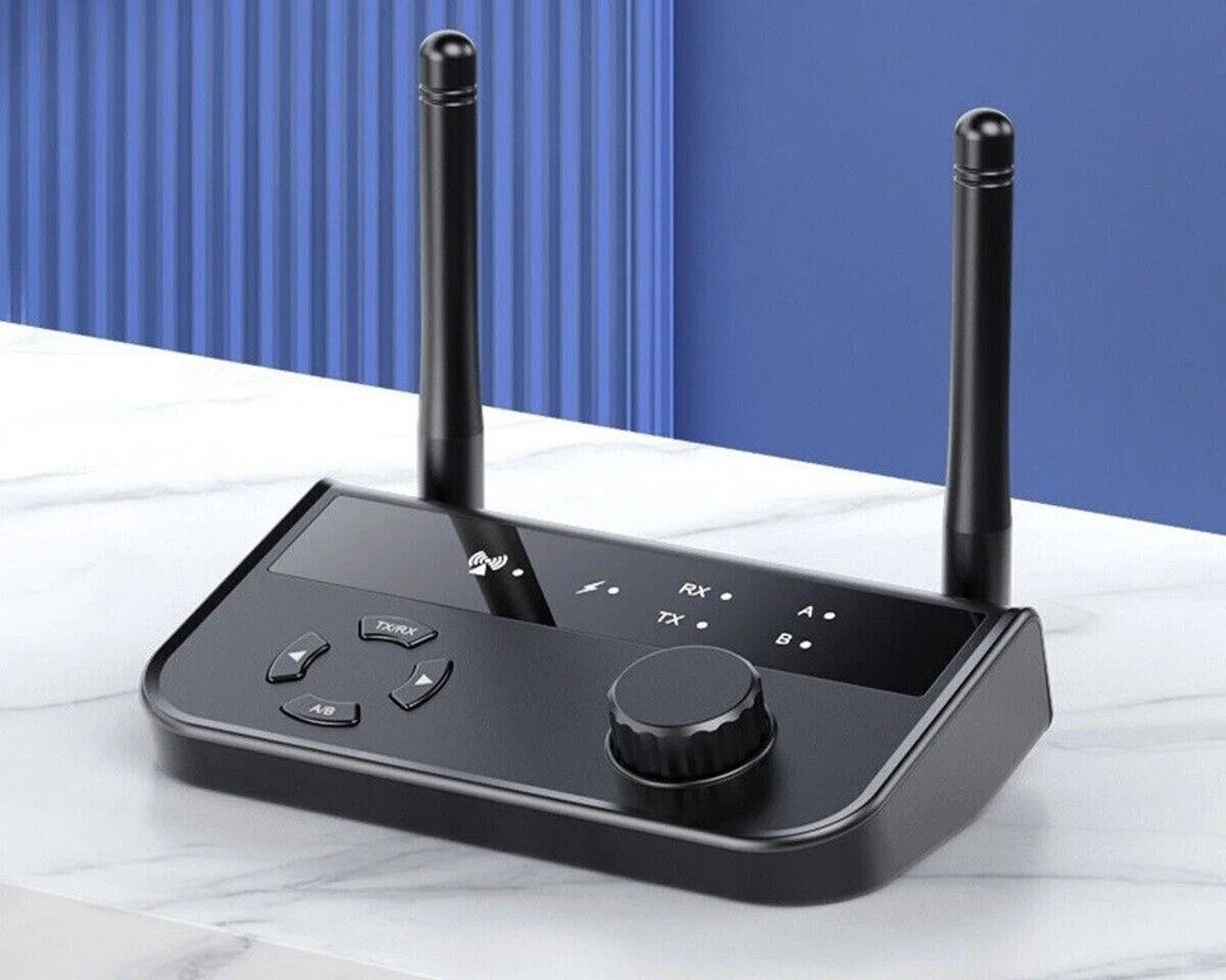 bluetooth audio adapter long range wireless transmitter & receiver for tv and stereo