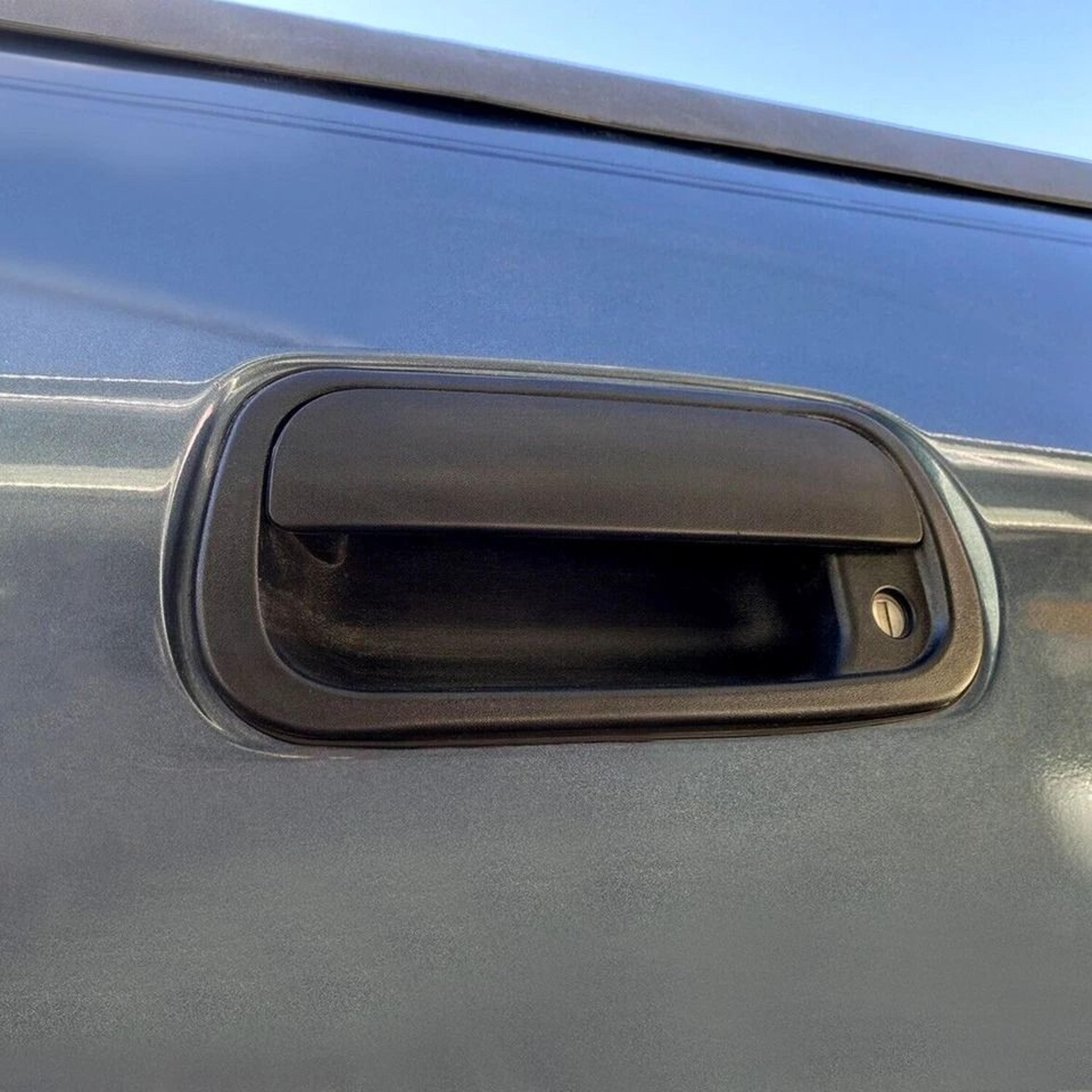 toyota tundra tailgate handle replacement black pickup latch with keyhole