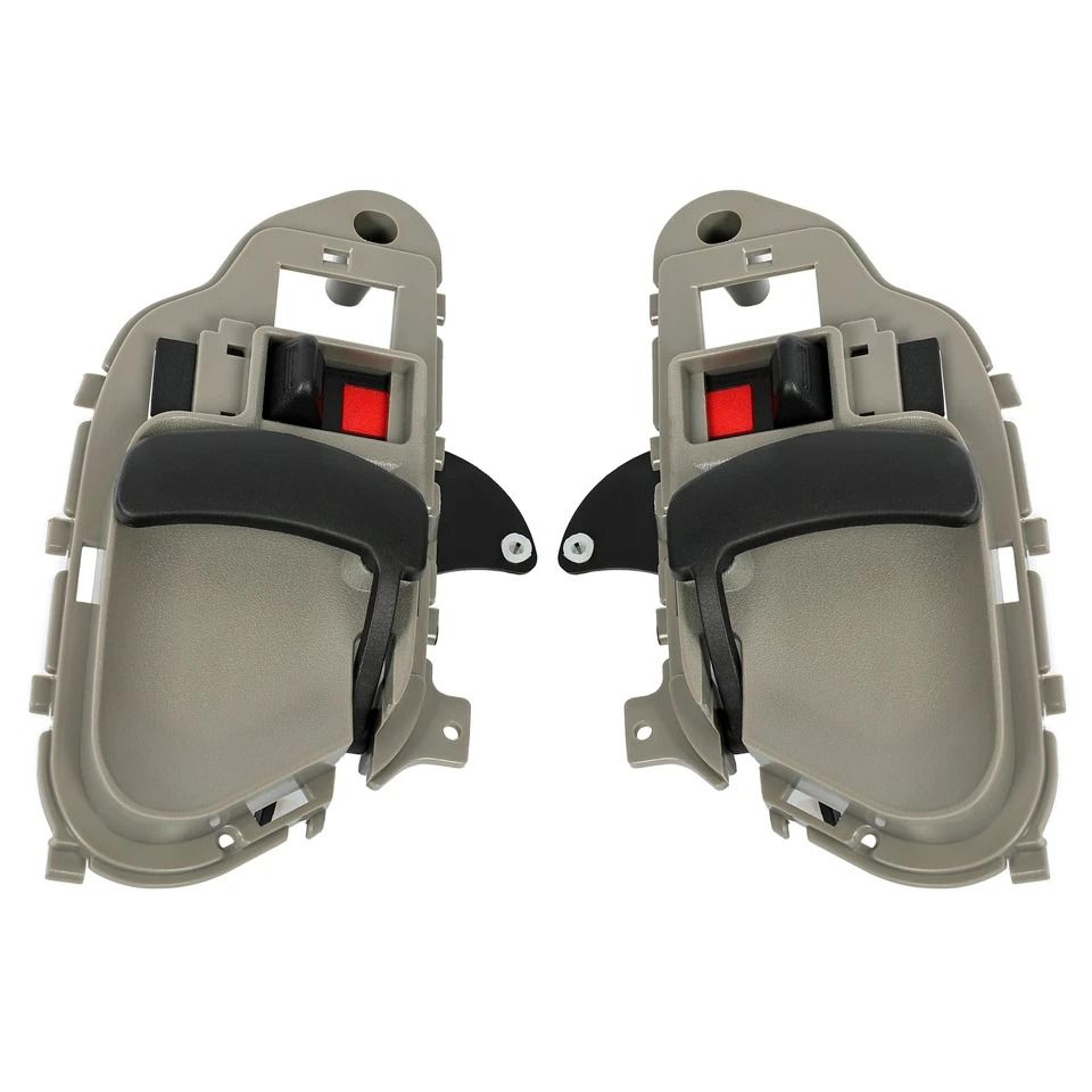 gray inside door handles for chevy silverado & gmc sierra durable replacement parts for easy vehicle upgrade