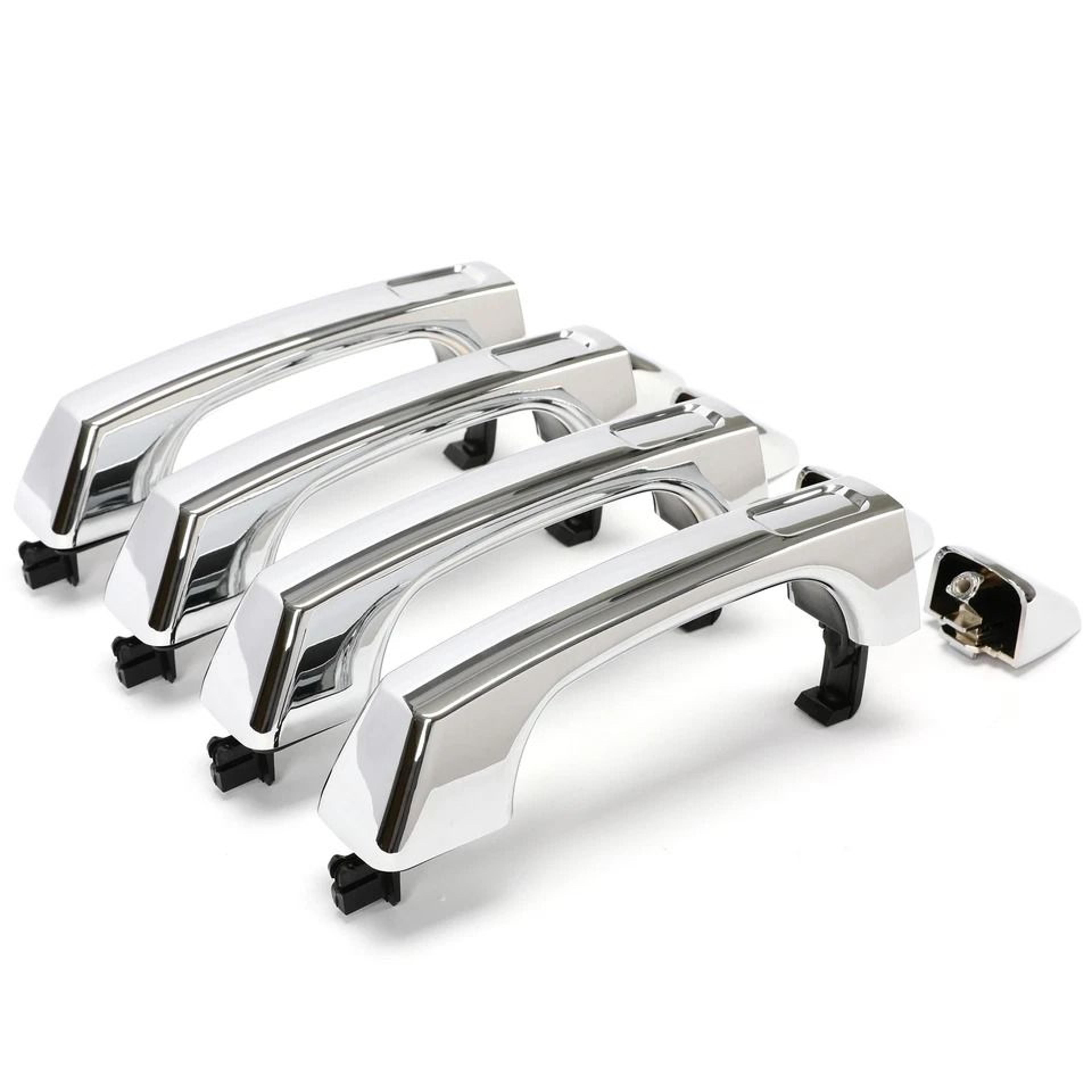 exterior door handle assembly for hummer front & rear, left+right, durable & easy-to-install