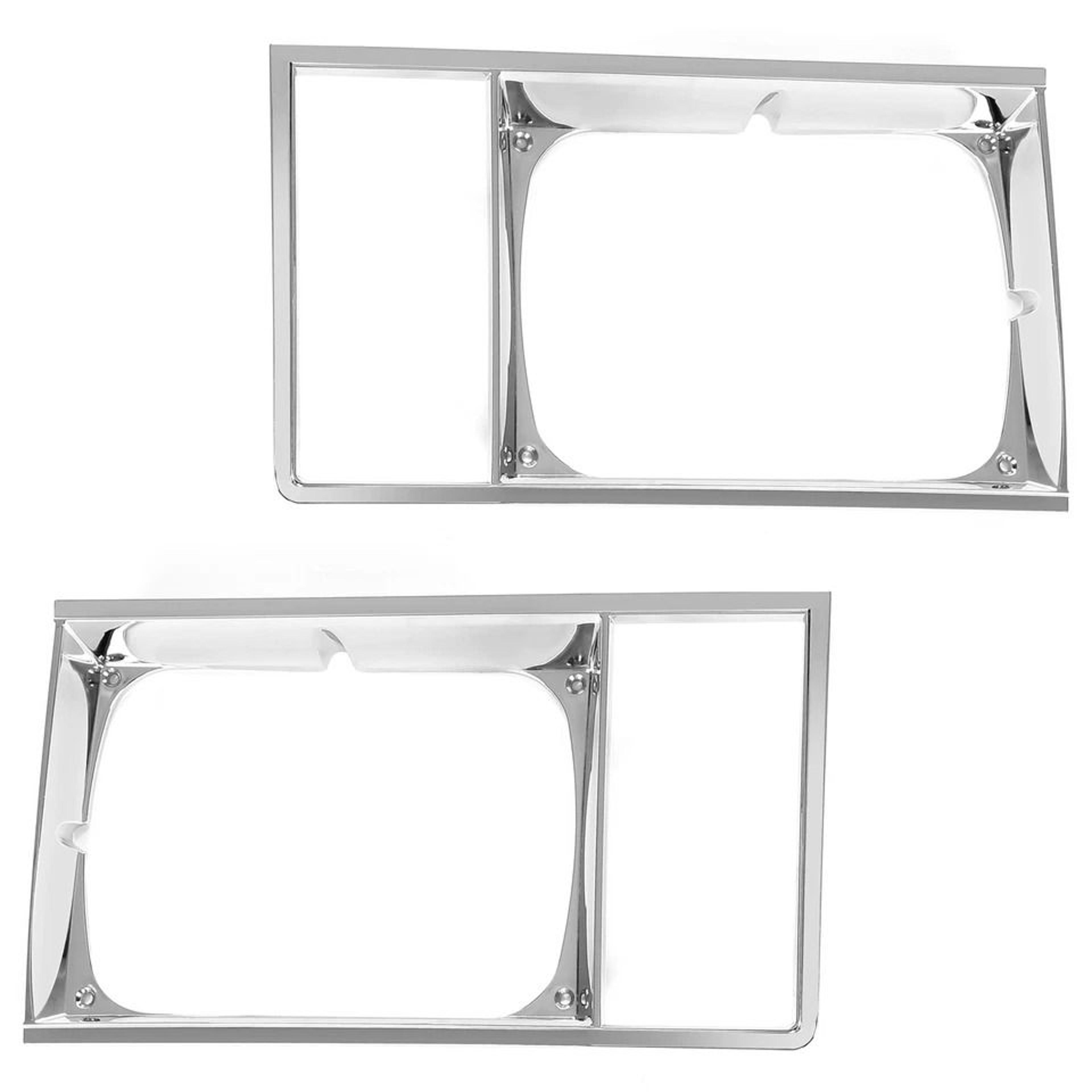 chrome headlight trim bezel set for malibu & el camino enhance your car's exterior