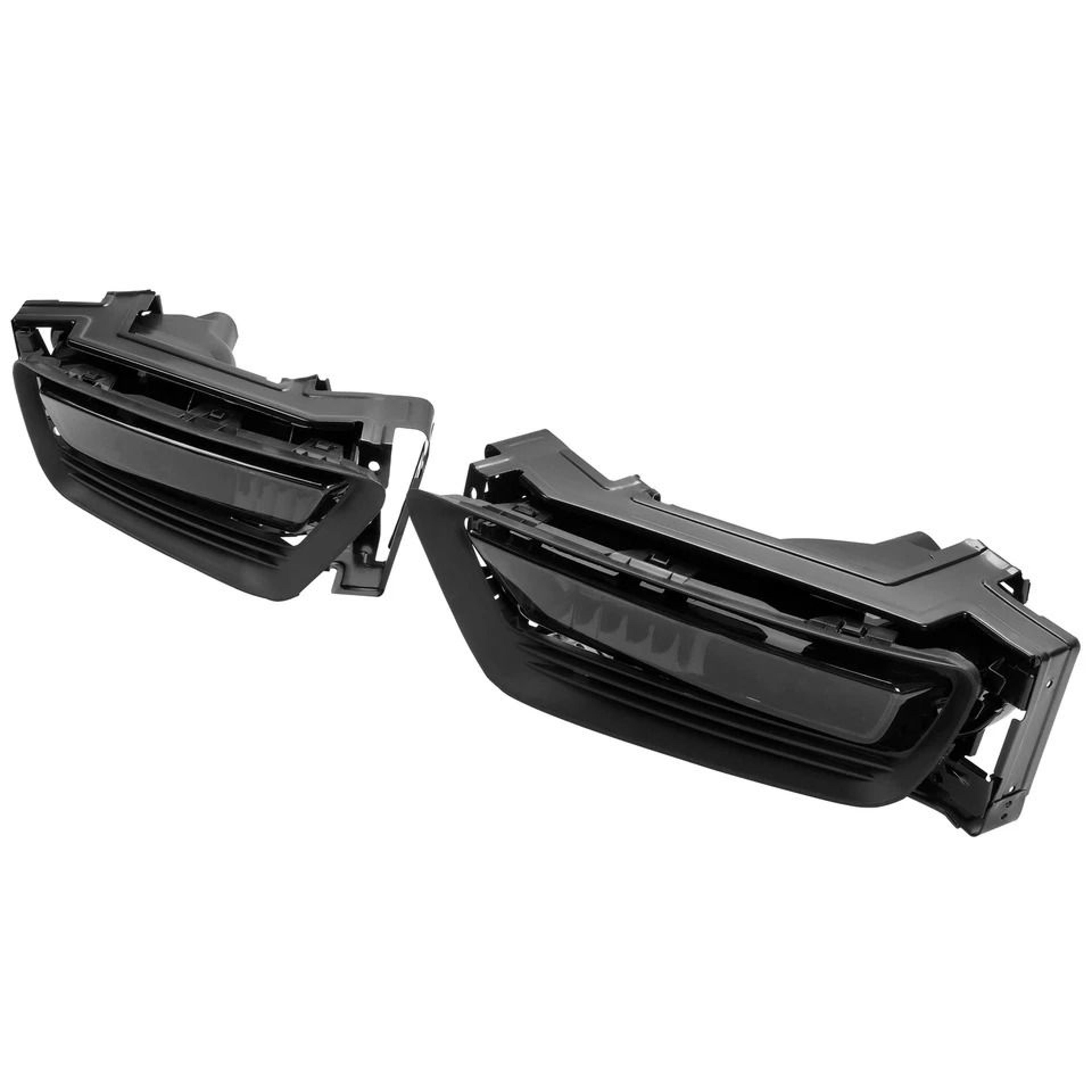 front honda accord fog lights replacement kit complete fog light assembly with bulbs, bezels, harness & swit