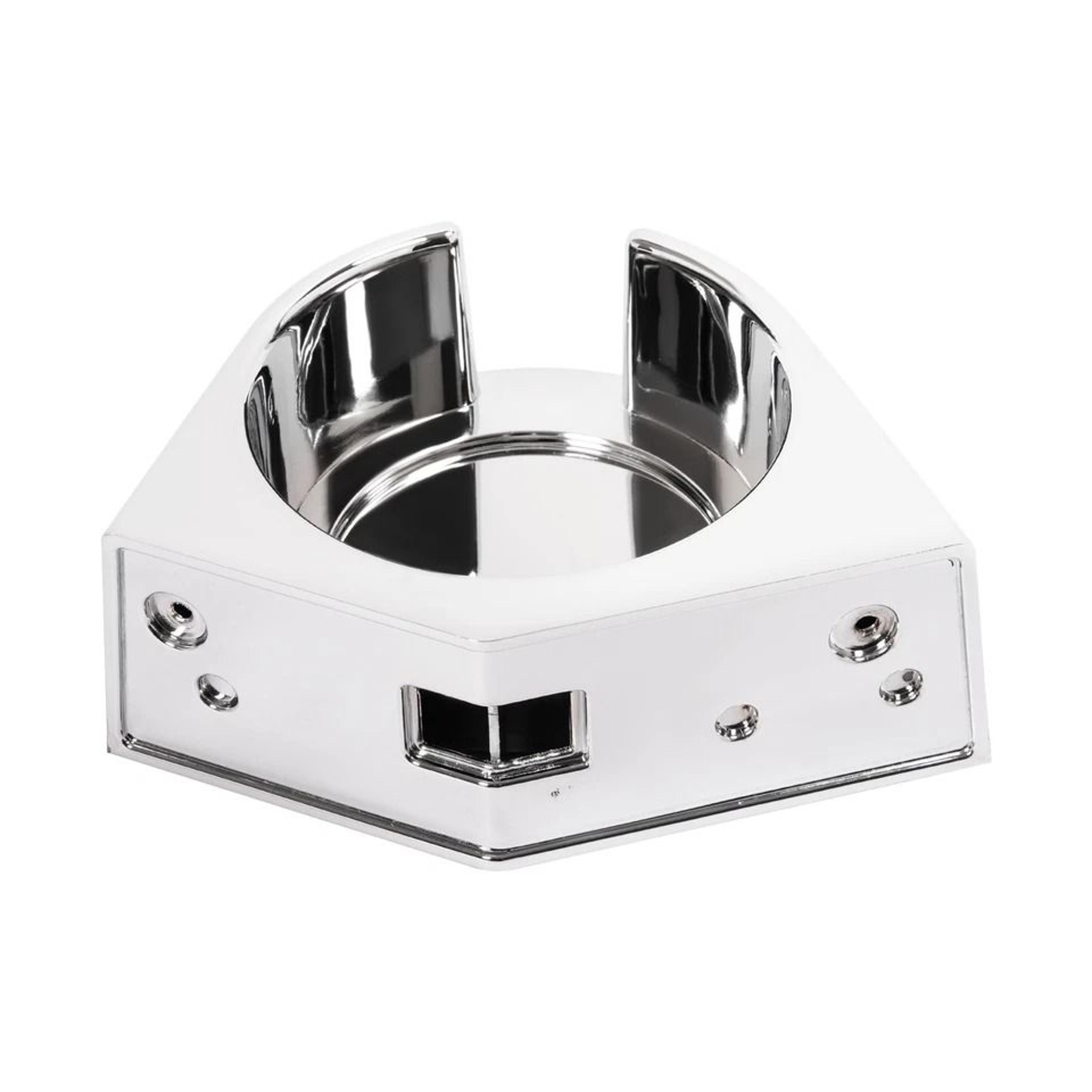 chrome left driver d/s console cup holder for freightliner classic fld