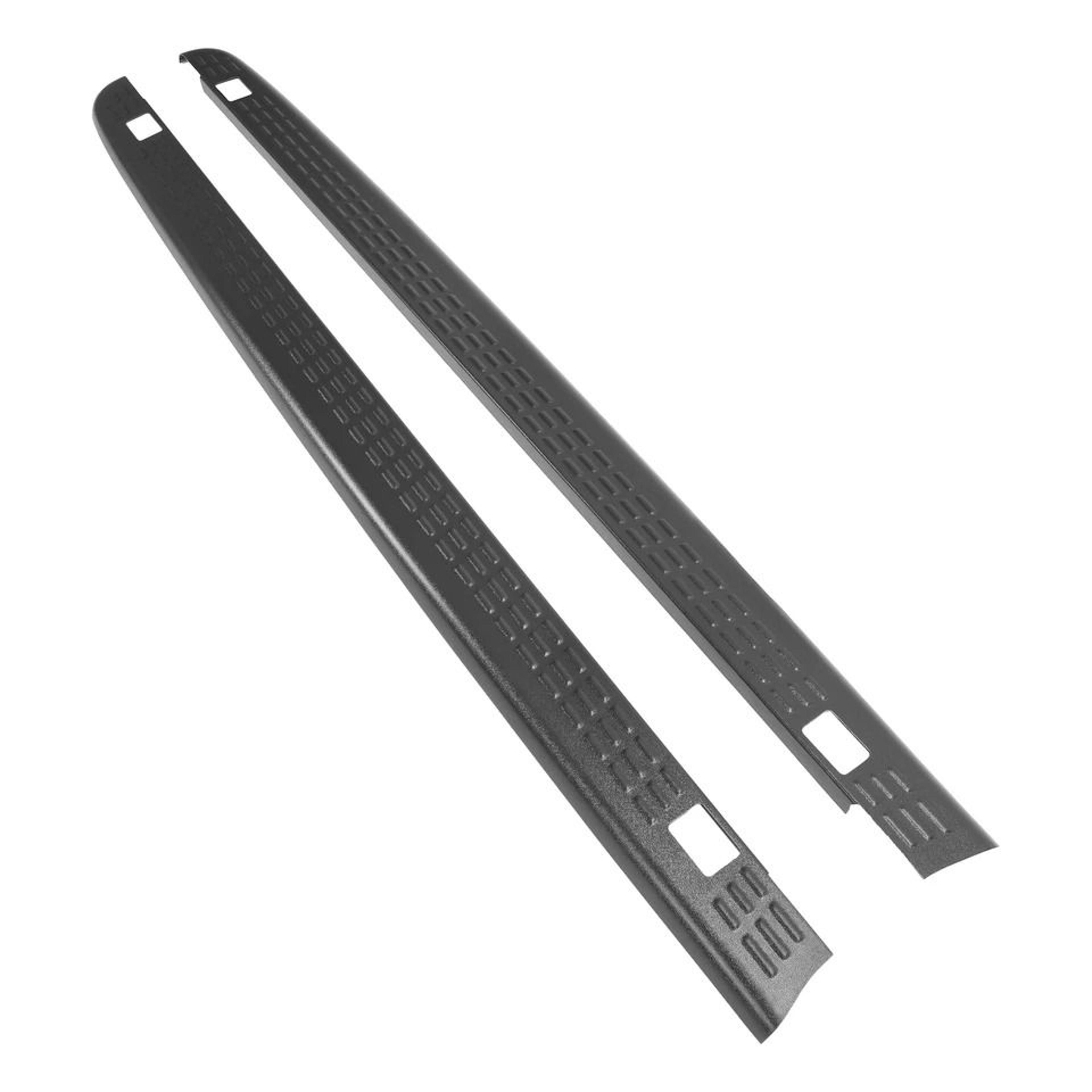 bed rail caps cover with pre-drilled holes & mounting hardware