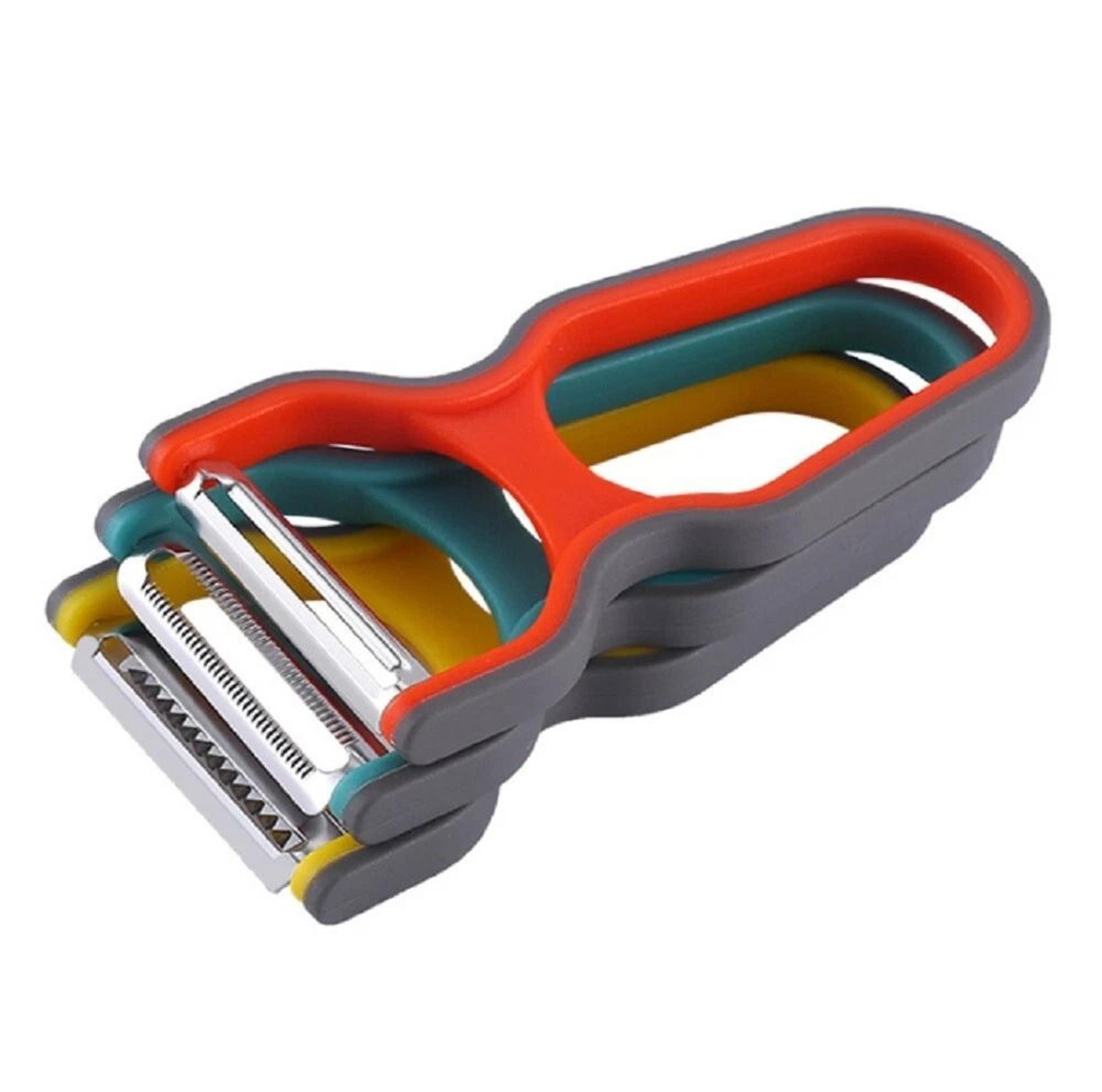 stainless steel vegetable & fruit peeler set sharp swivel cutter for effortless cutting