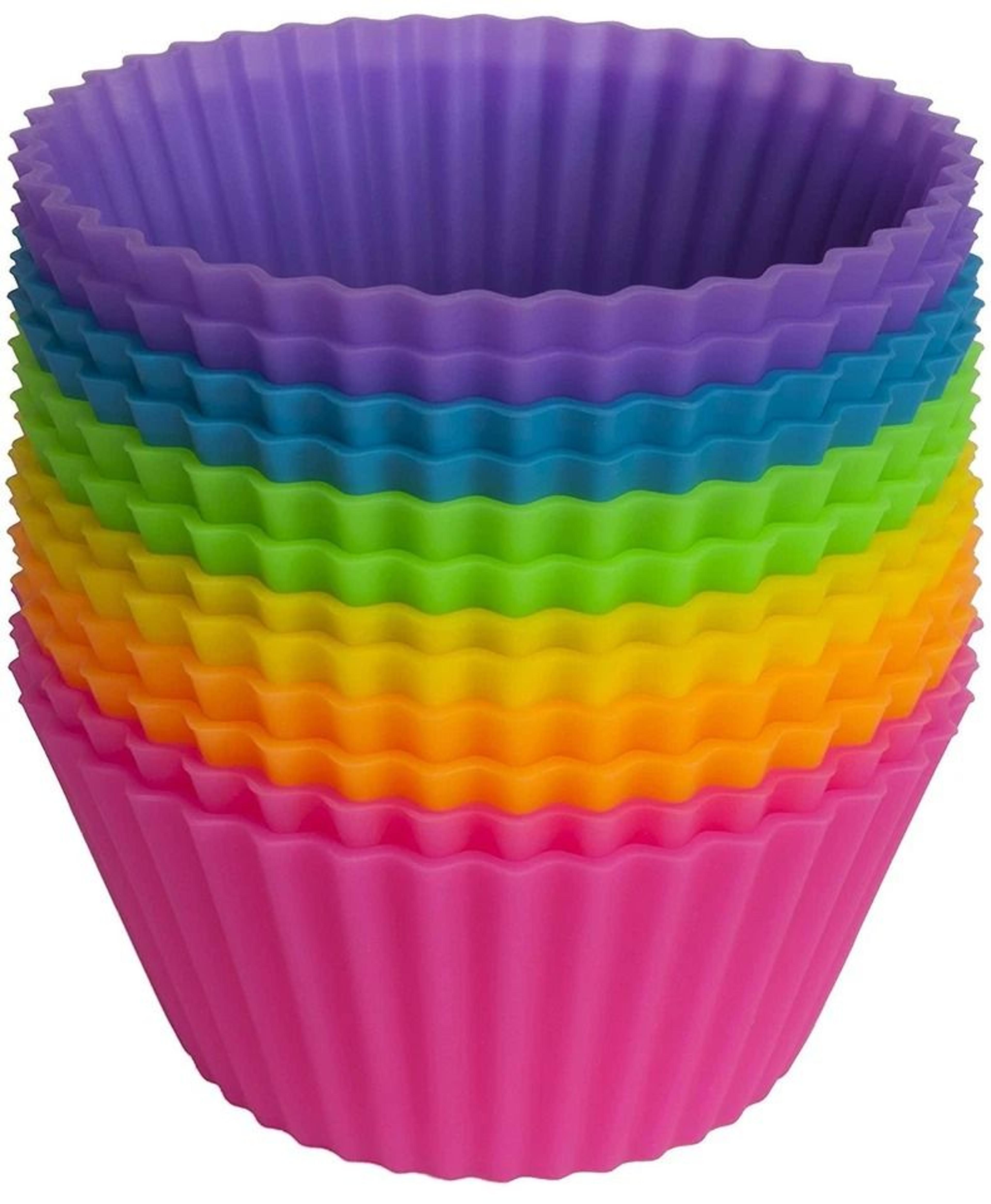 silicone cupcake liners reusable muffin cups & chocolate candy molds