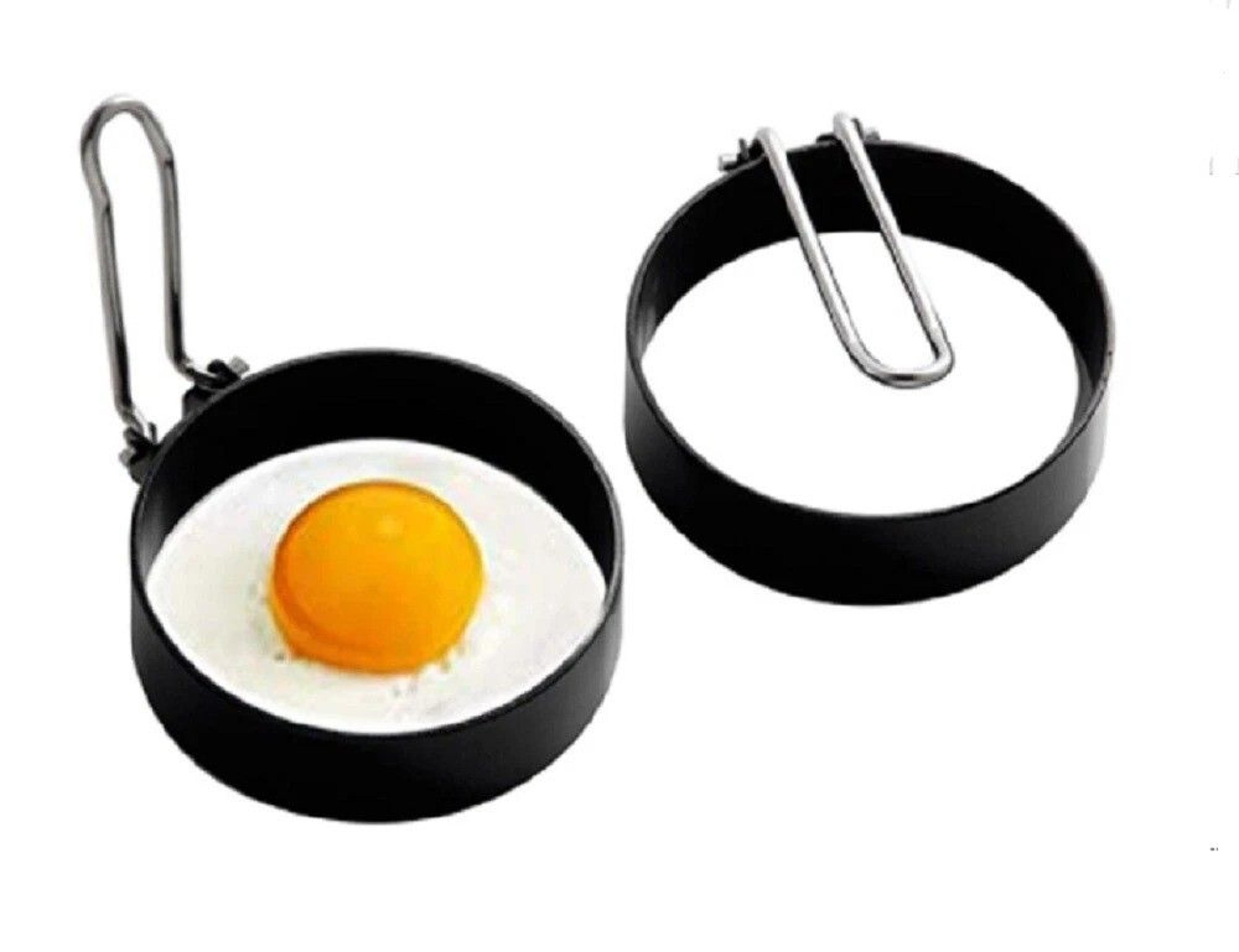 nonstick egg and pancake mold rings set perfect for breakfast, omelets, and pancakes