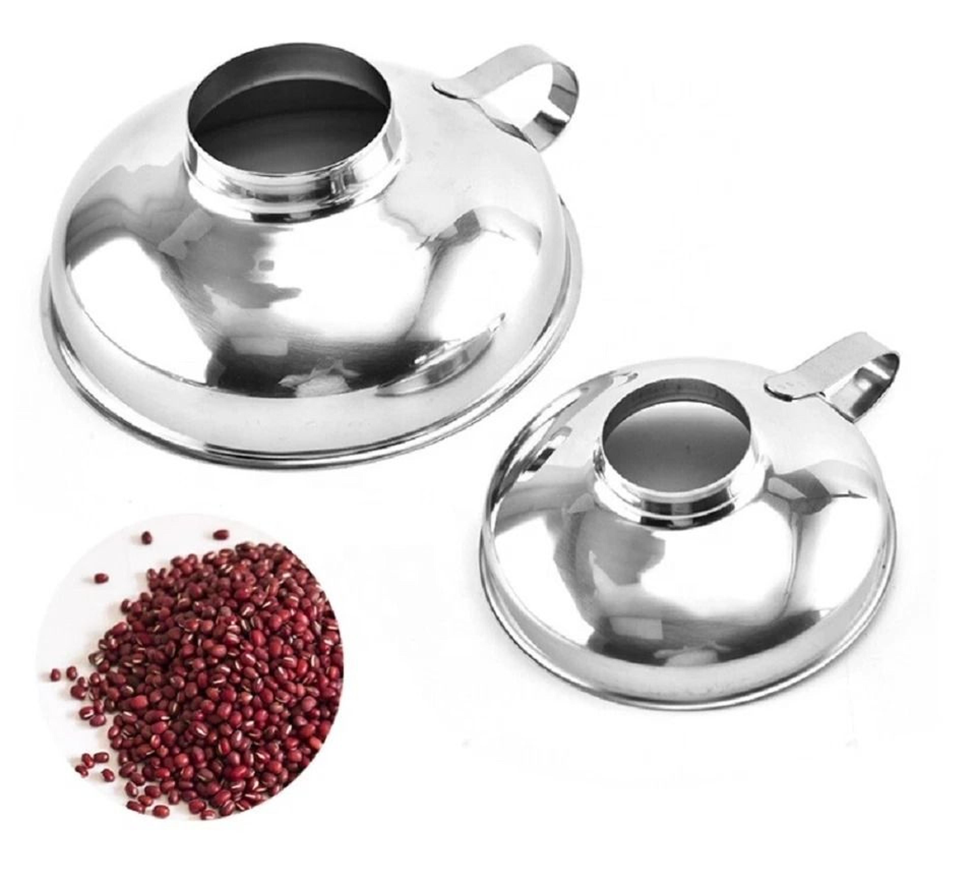 stainless steel canning funnel set for wide mouth mason jars precision filling tool for canning & preserving