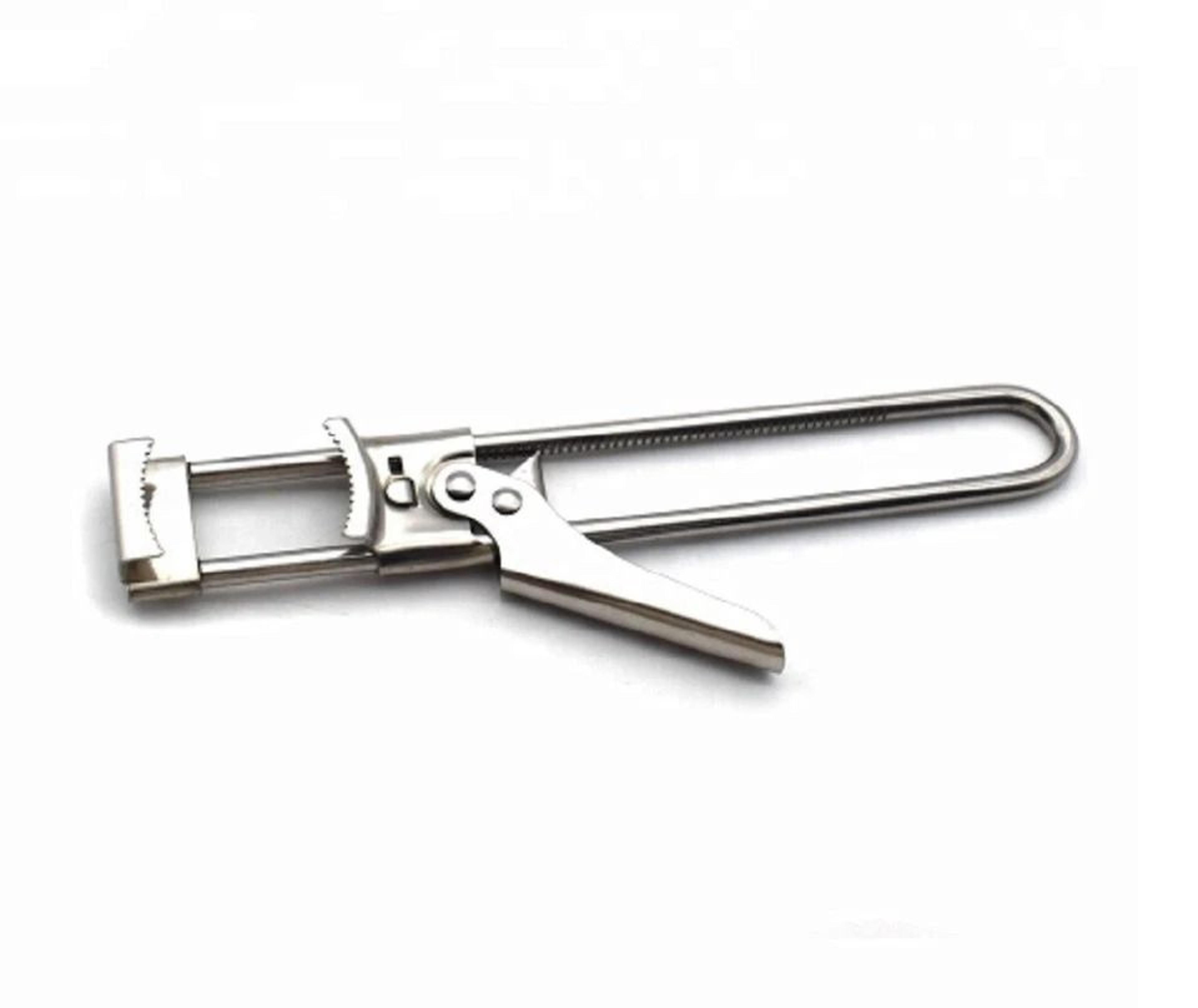 stainless steel adjustable can opener & jar lid gripper multifunction kitchen tool