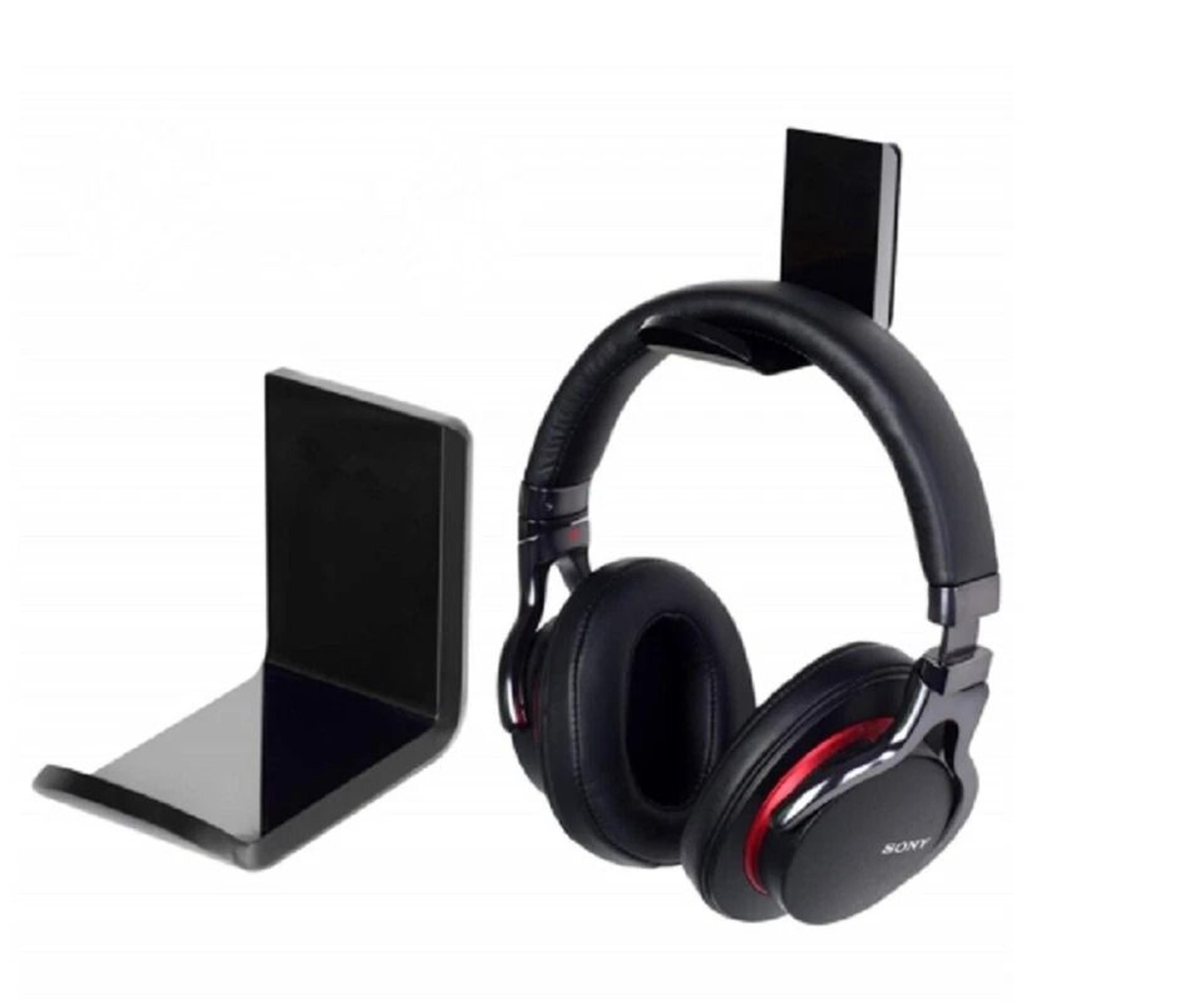 acrylic headphone hanger under desk hook wall mount headset holder stand for organized space