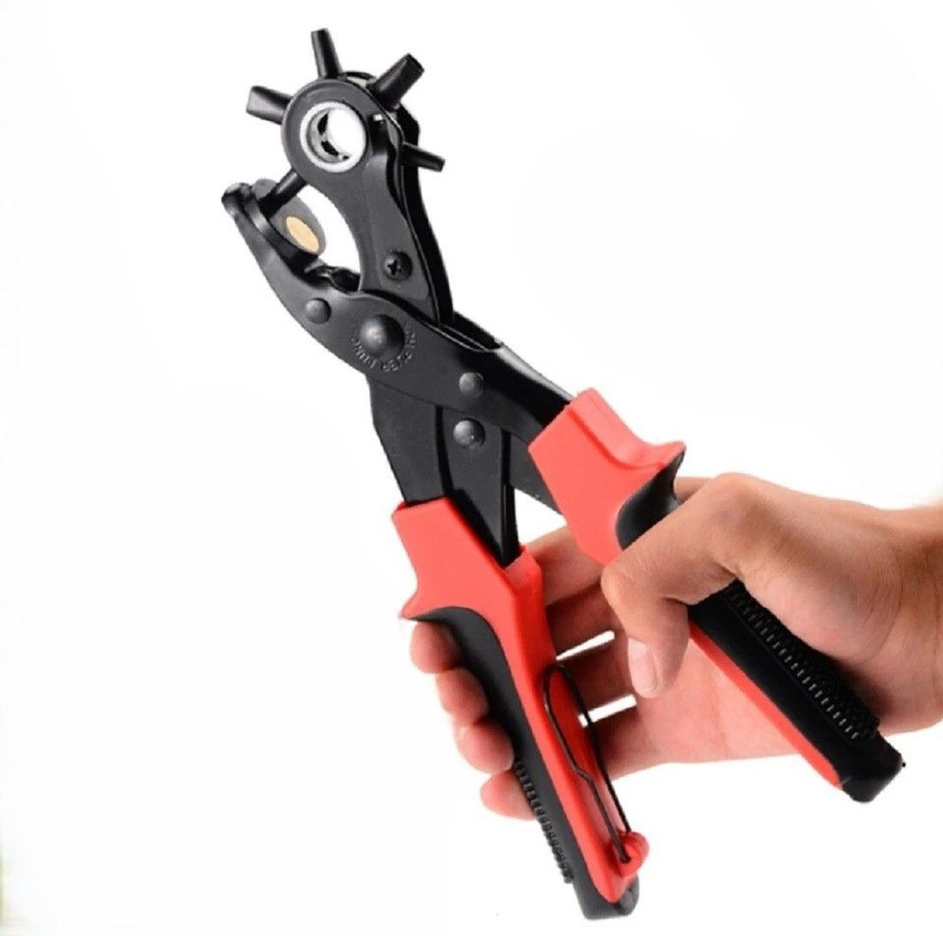 heavy duty leather hole punch pliers for belts & straps